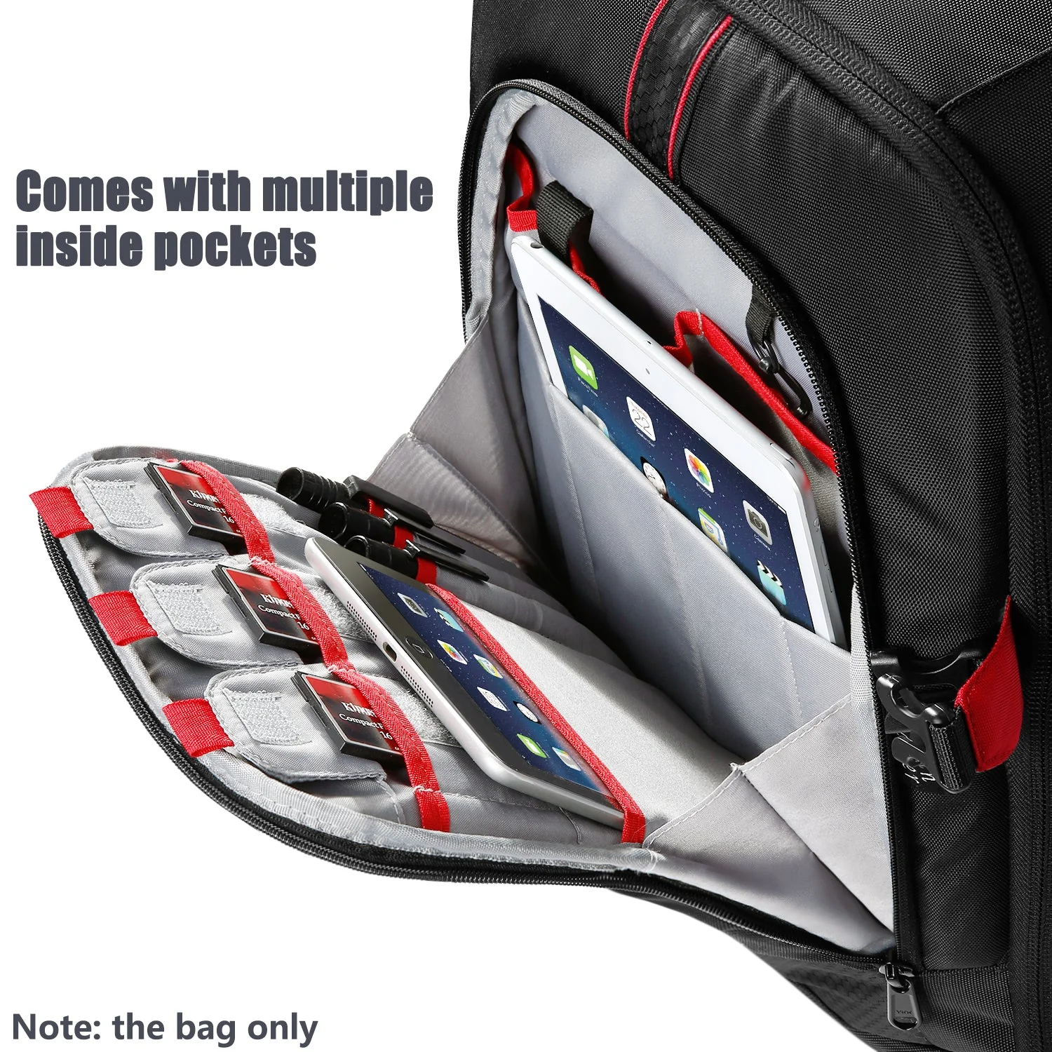 NEEWER 50 x 33 x 25cm 2-in-1 Trolley Kamera-Rucksack - Image 3
