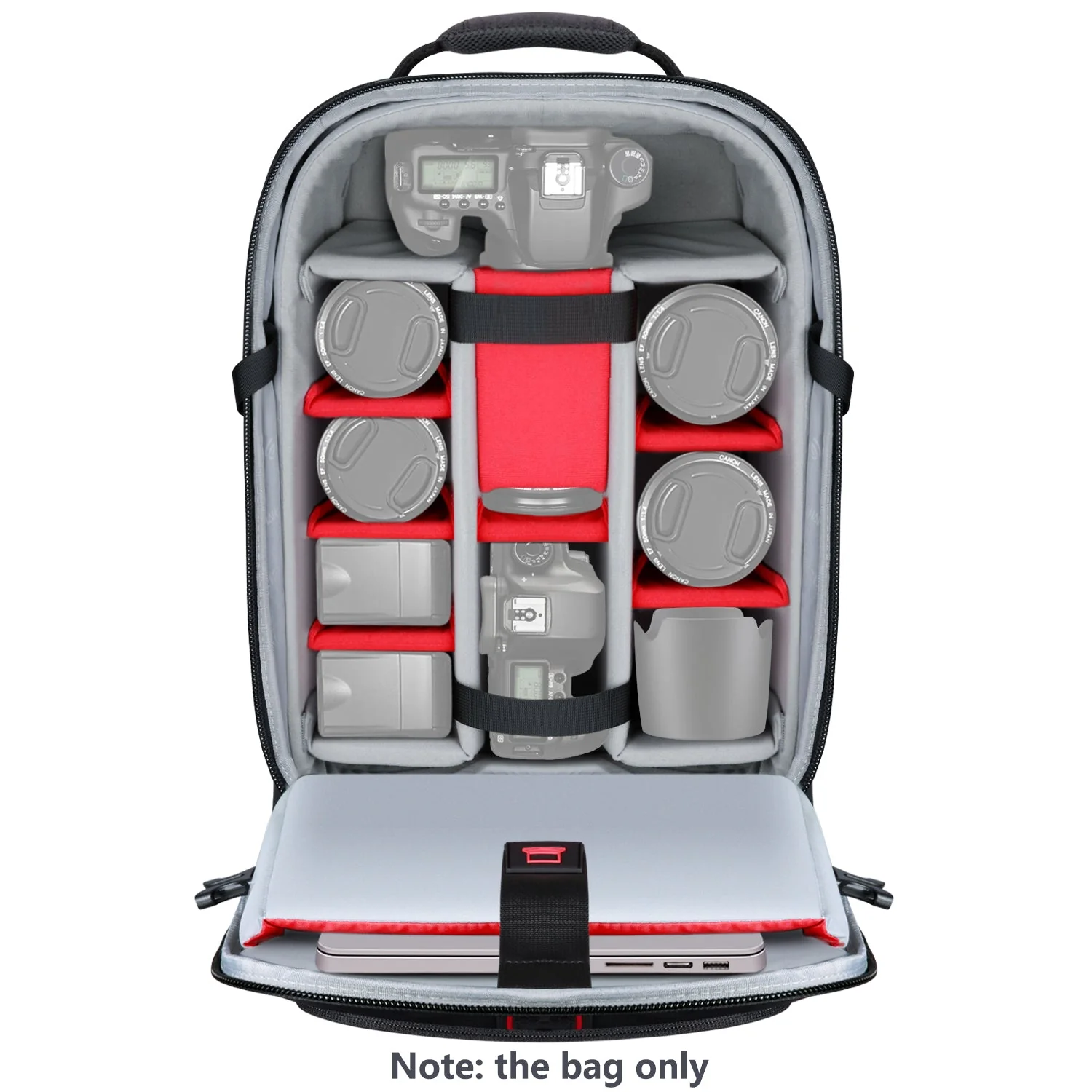 NEEWER 50 x 33 x 25cm 2-in-1 Trolley Kamera-Rucksack - Image 4