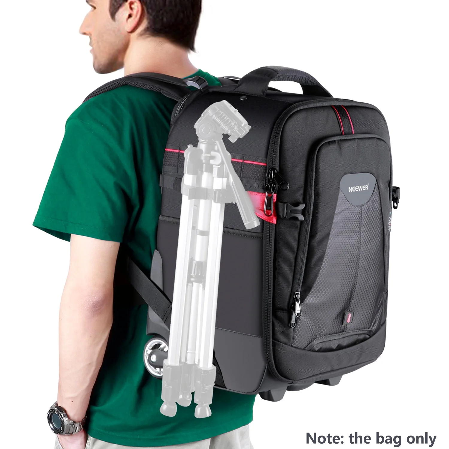 NEEWER 50 x 33 x 25cm 2-in-1 Trolley Kamera-Rucksack - Image 6