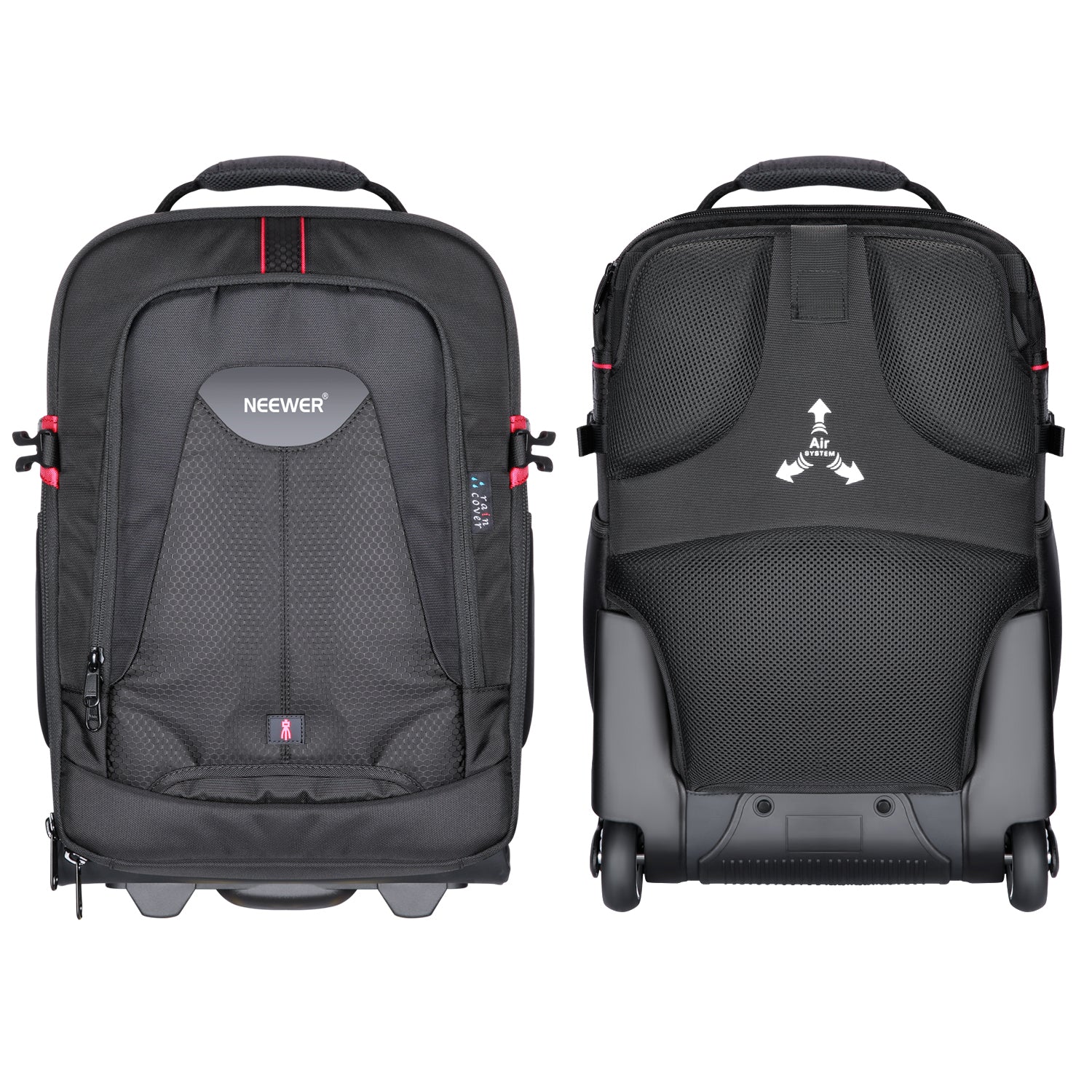 NEEWER 50 x 33 x 25cm 2-in-1 Trolley Kamera-Rucksack - Image 8