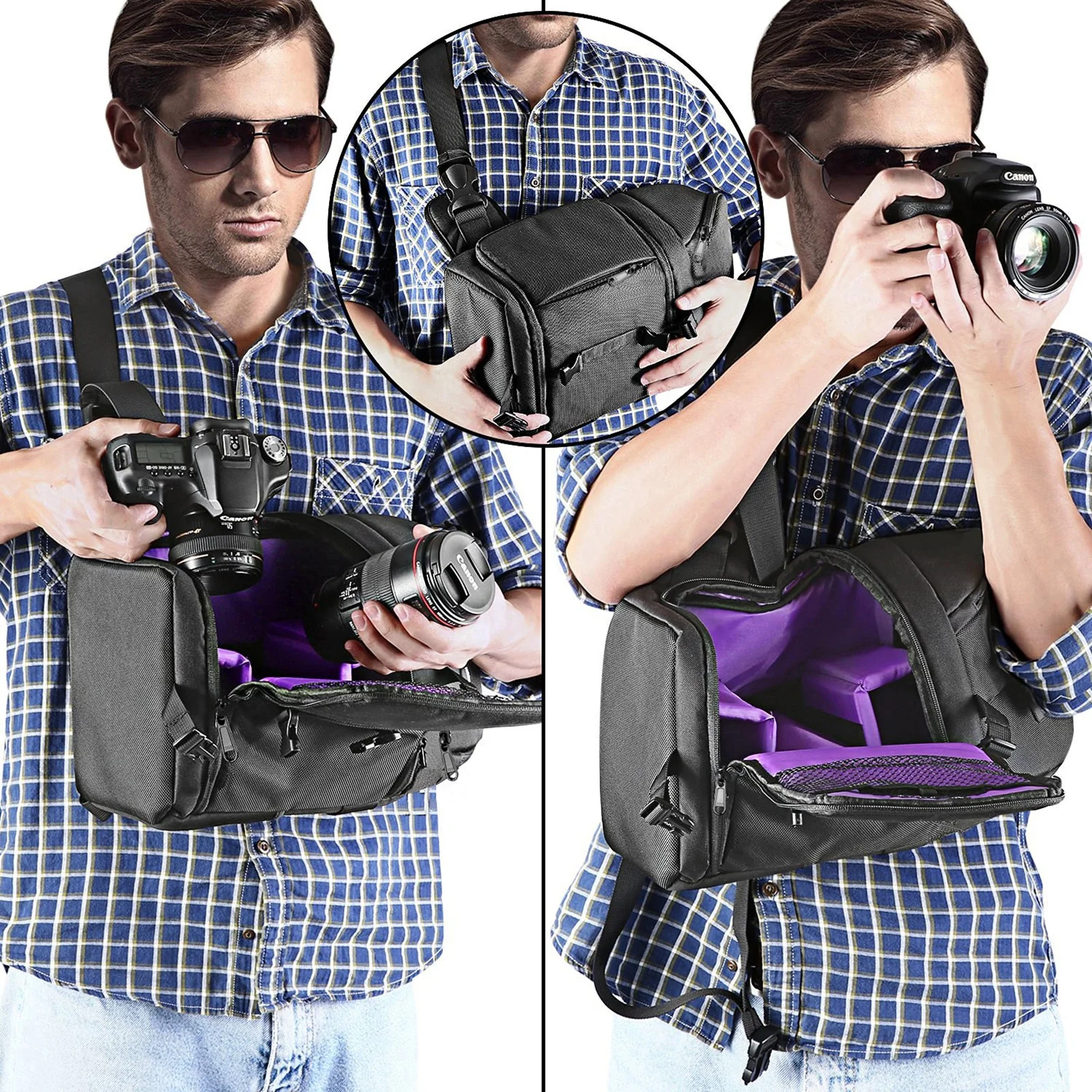 NEEWER NW-XJB02S 9"x5.5"x16" Professioneller Kamera-Rucksack - Image 4