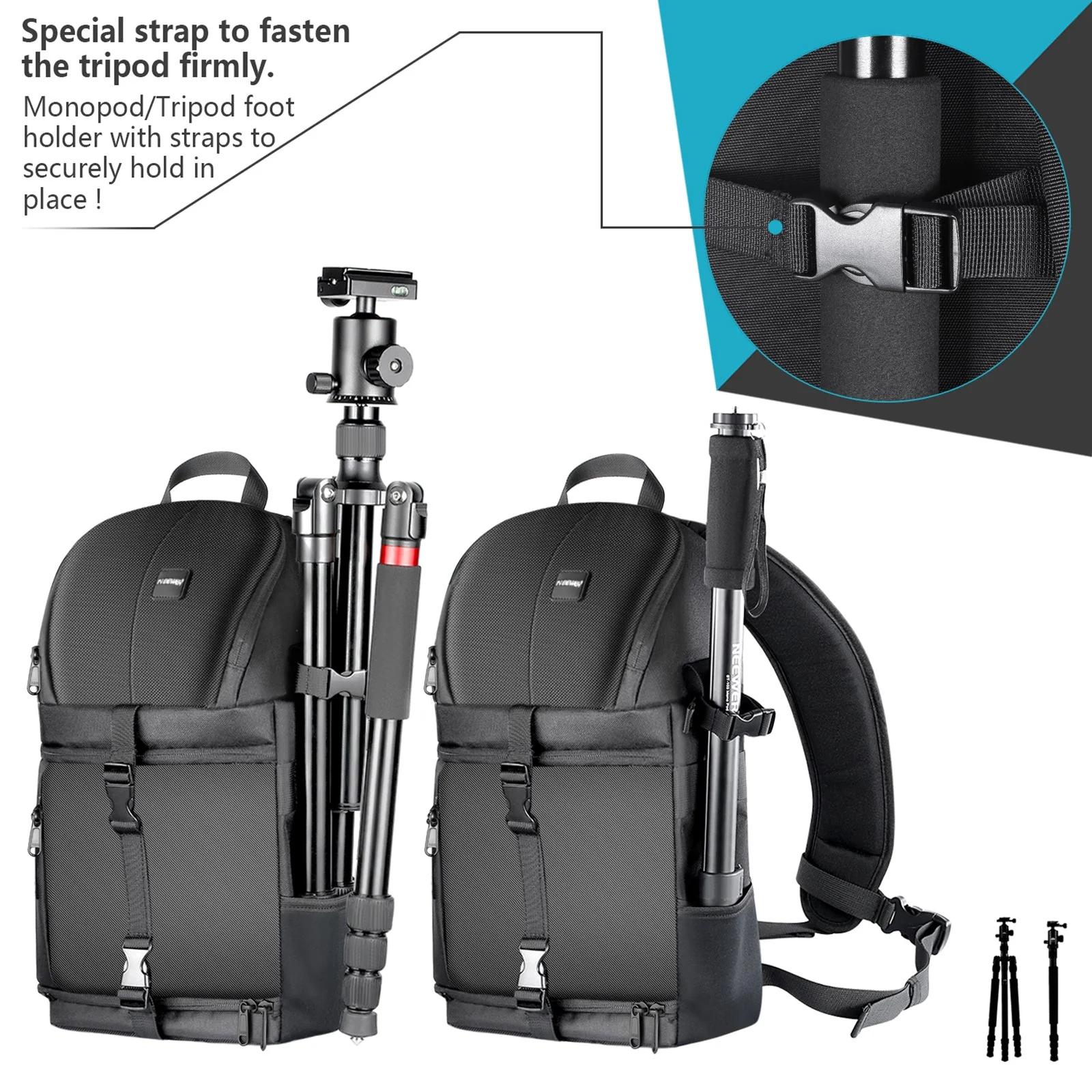 NEEWER NW-XJB02S 9"x5.5"x16" Professioneller Kamera-Rucksack - Image 6