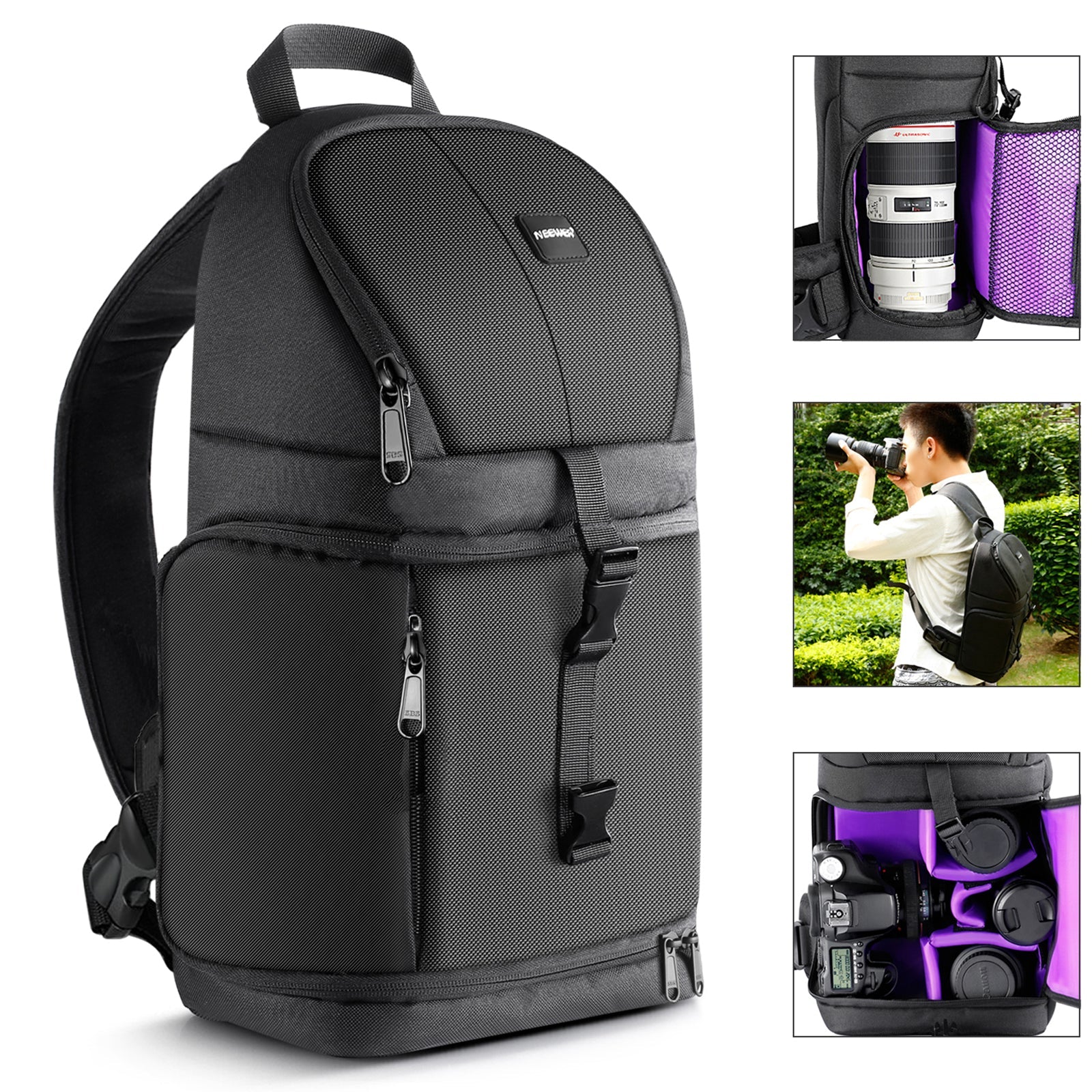 NEEWER NW-XJB02S 9"x5.5"x16" Professioneller Kamera-Rucksack - Image 8