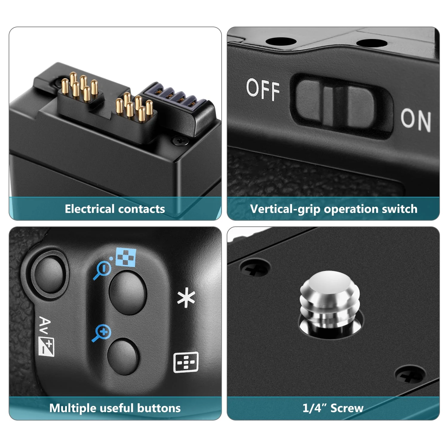 NEEWER BG-E8 Ersatz Batteriegriff für Canon EOS 550D/600D/650D/700D Rebel T2i/T3i/T4i/T5i - Image 7