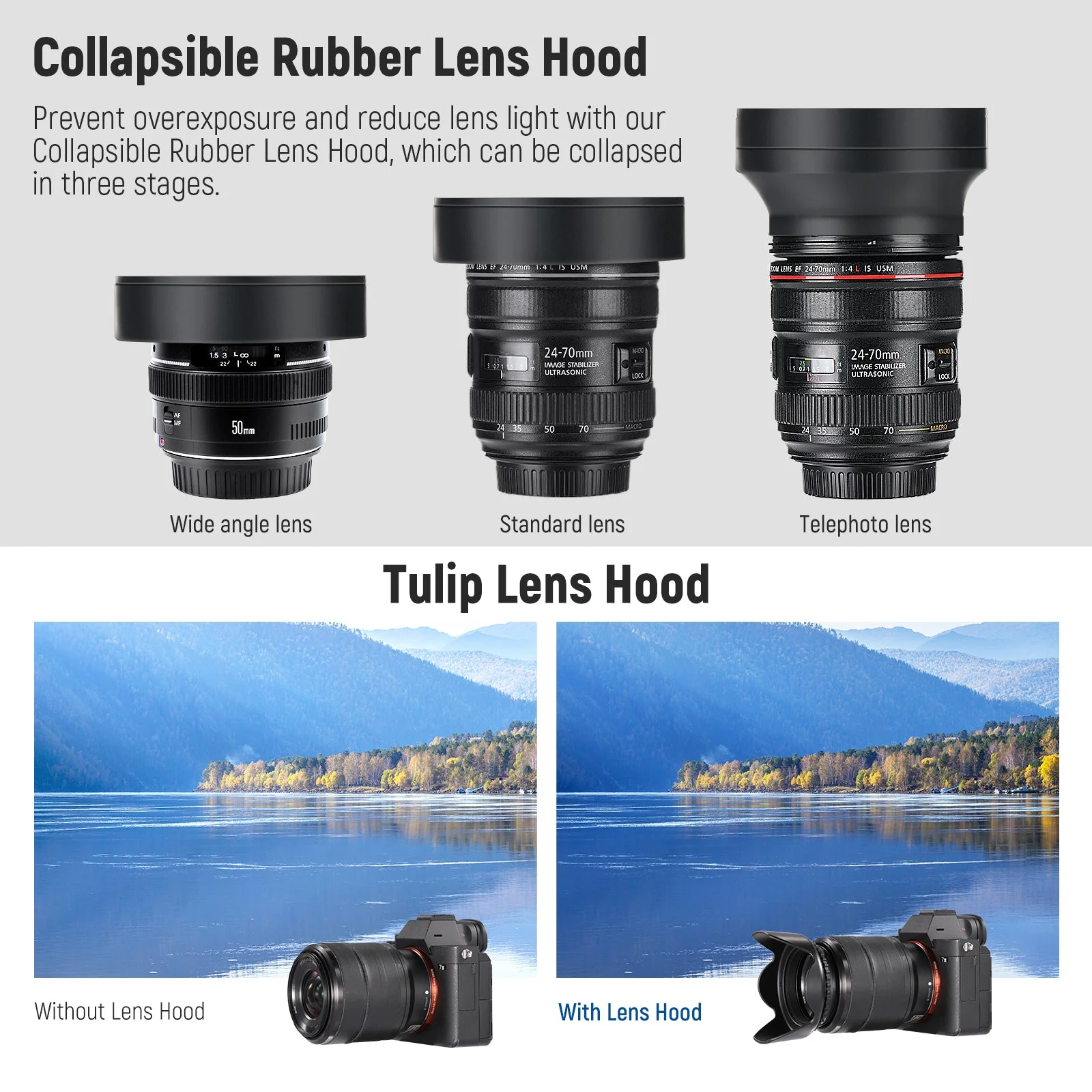 NEEWER ND/CPL/UV/FLD/Nahfilter und Objektiv Zubehör Set - Image 15
