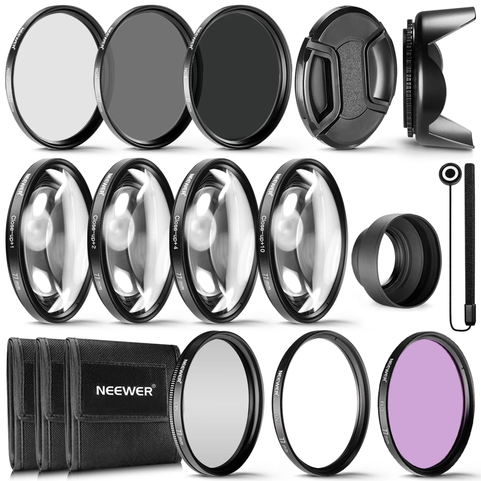 NEEWER ND/CPL/UV/FLD/Nahfilter und Objektiv Zubehör Set - Image 5