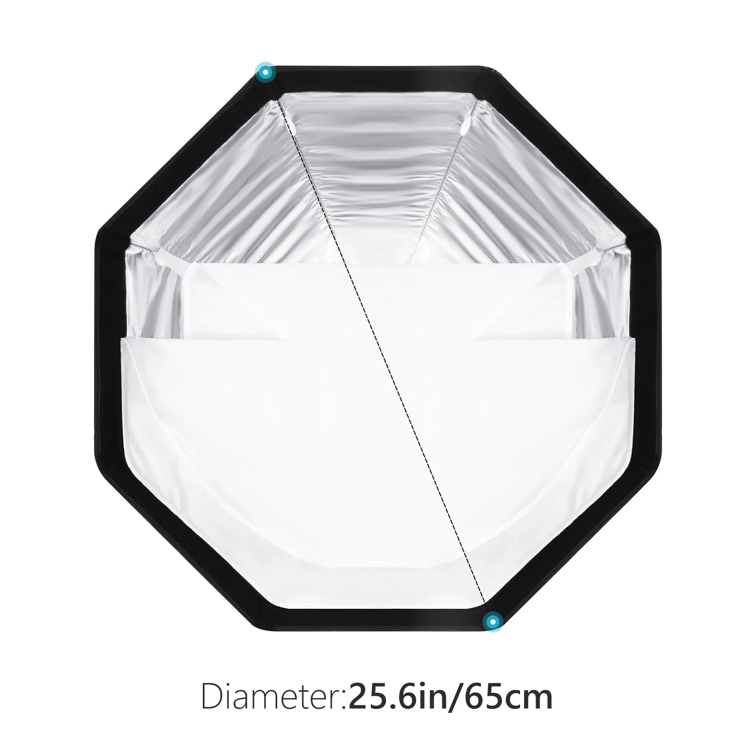 NEEWER SF-RP26 26''/65CM Rechteckige Softbox mit S-Typ-Halterung - Image 2