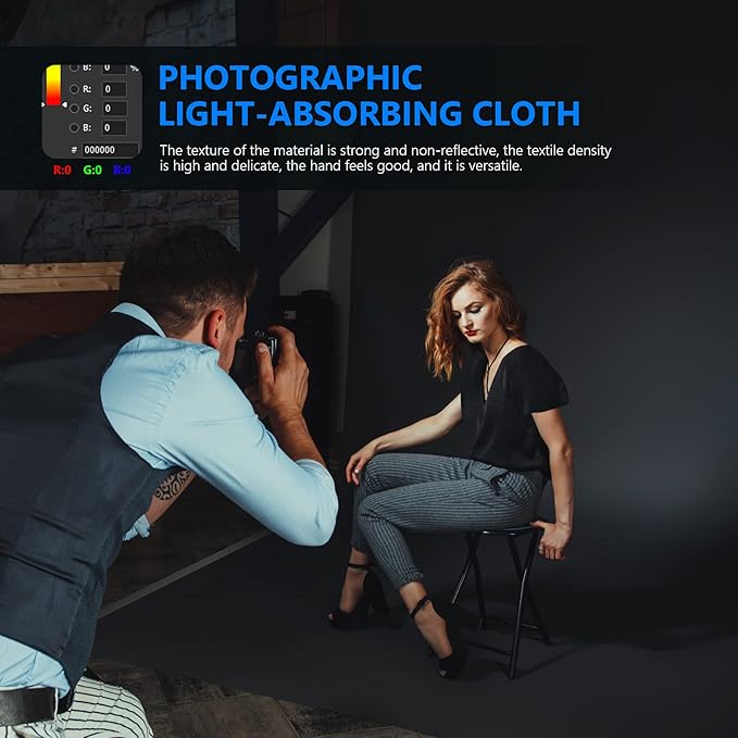 NEEWER 1.8x2.8m Faltbarer Fotostudio Hintergrund aus Polyester - Image 11
