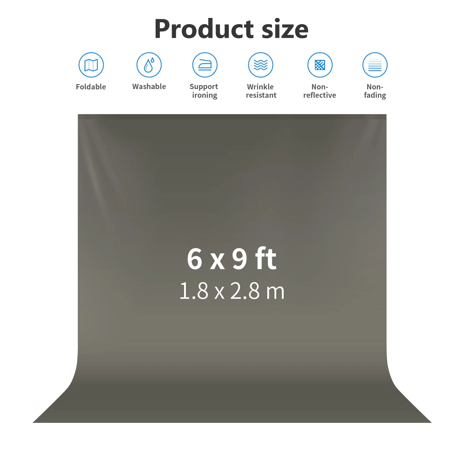 NEEWER 1.8x2.8m Faltbarer Fotostudio Hintergrund aus Polyester - Image 18