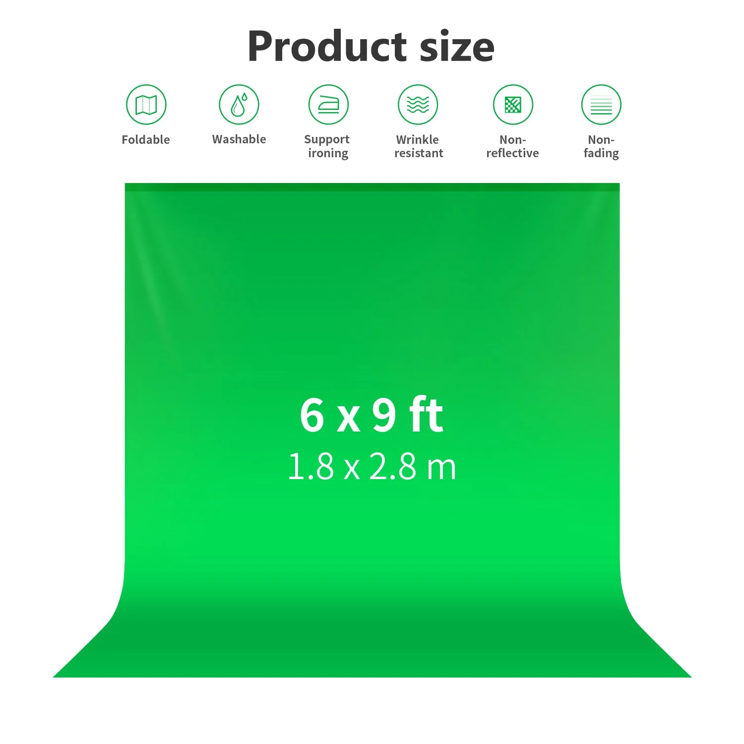 NEEWER 1.8x2.8m Faltbarer Fotostudio Hintergrund aus Polyester - Image 27