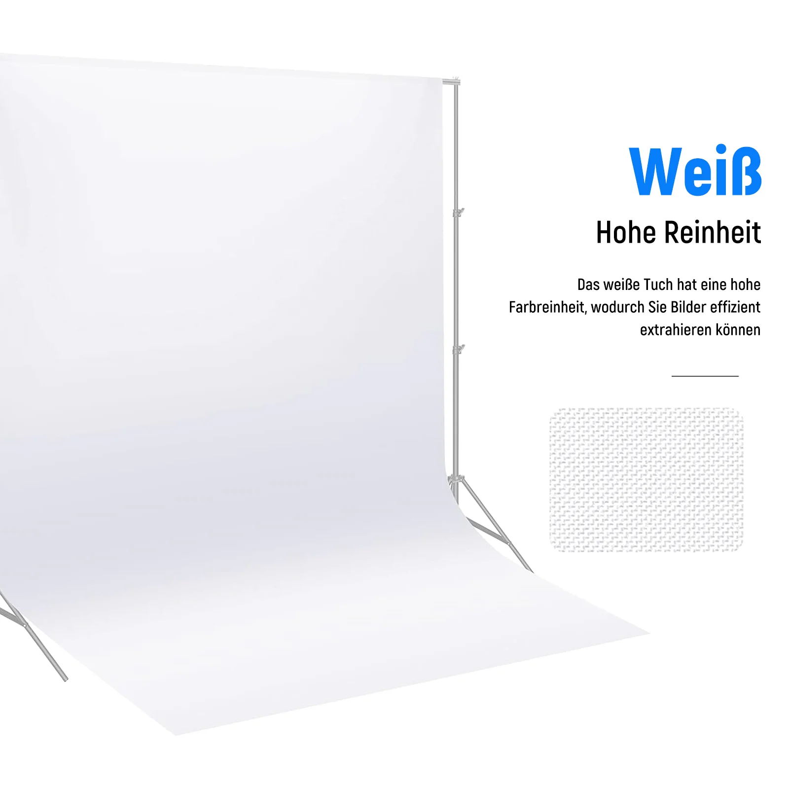 NEEWER 1.8x2.8m Faltbarer Fotostudio Hintergrund aus Polyester - Image 3