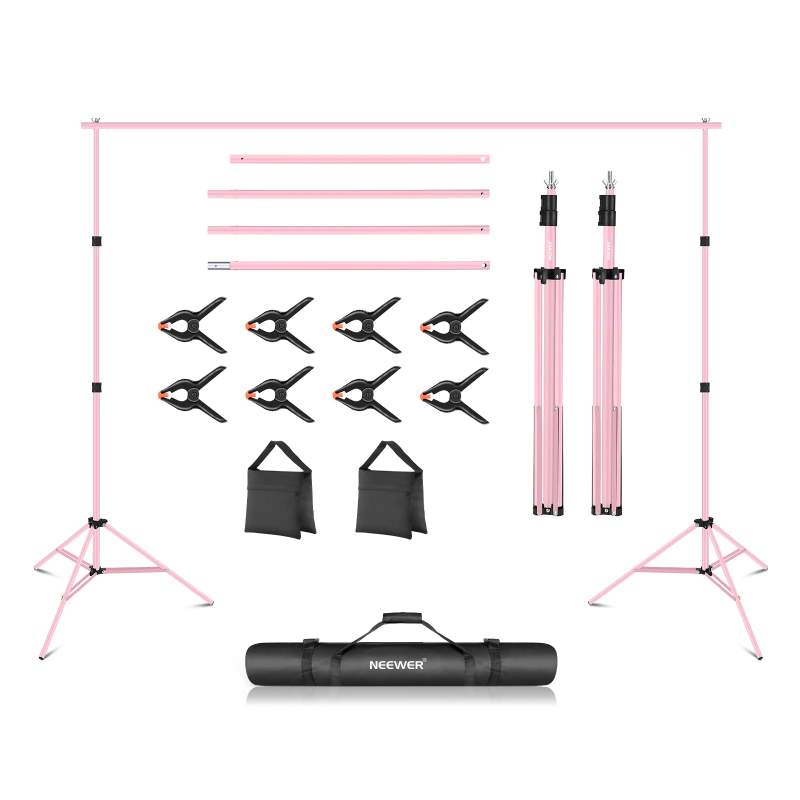 NEEWER 2.1x3m verstellbares Hintergrundstativ-Set für Fotostudios - Image 9