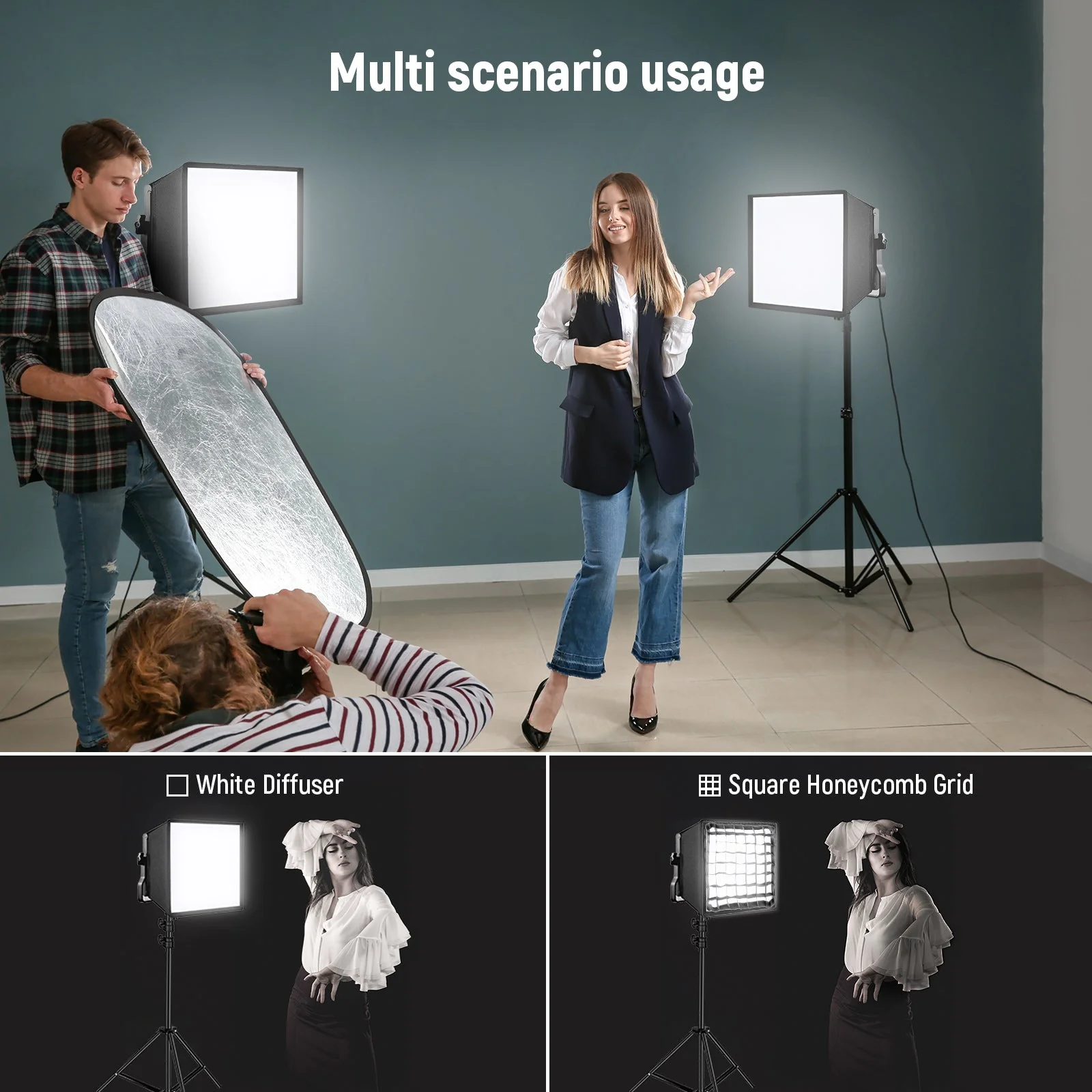 NEEWER Faltbarer Softbox Diffusor für NEEWER 480/660/530 Panellicht - Image 6