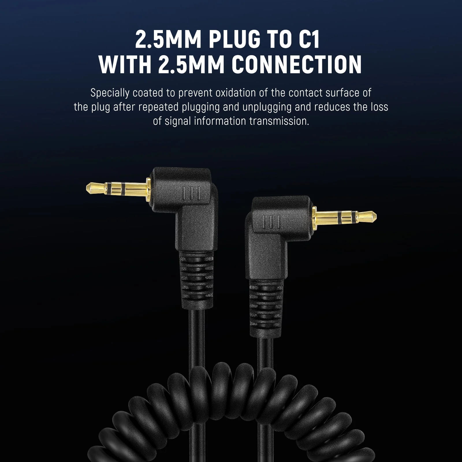 NEEWER 2,5mm zu C1 Fernauslöserkabel kompatibel für Canon - Image 4