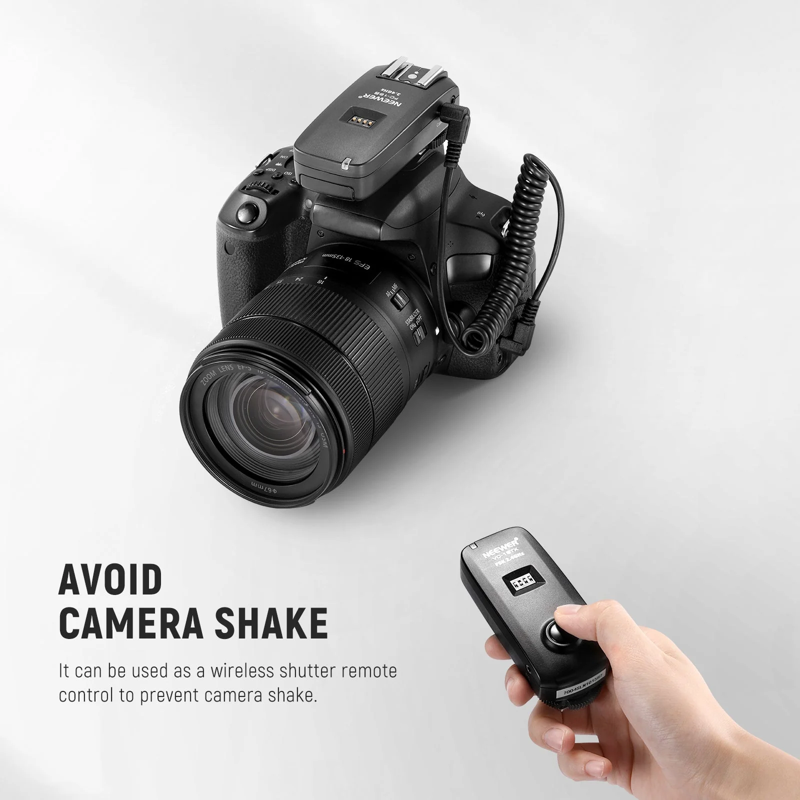 NEEWER 2,5mm zu C1 Fernauslöserkabel kompatibel für Canon - Image 6
