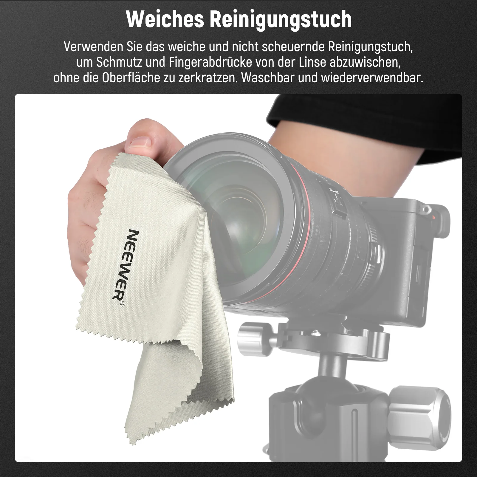 NEEWER 2er Pack Objektivdeckel Set - Image 7