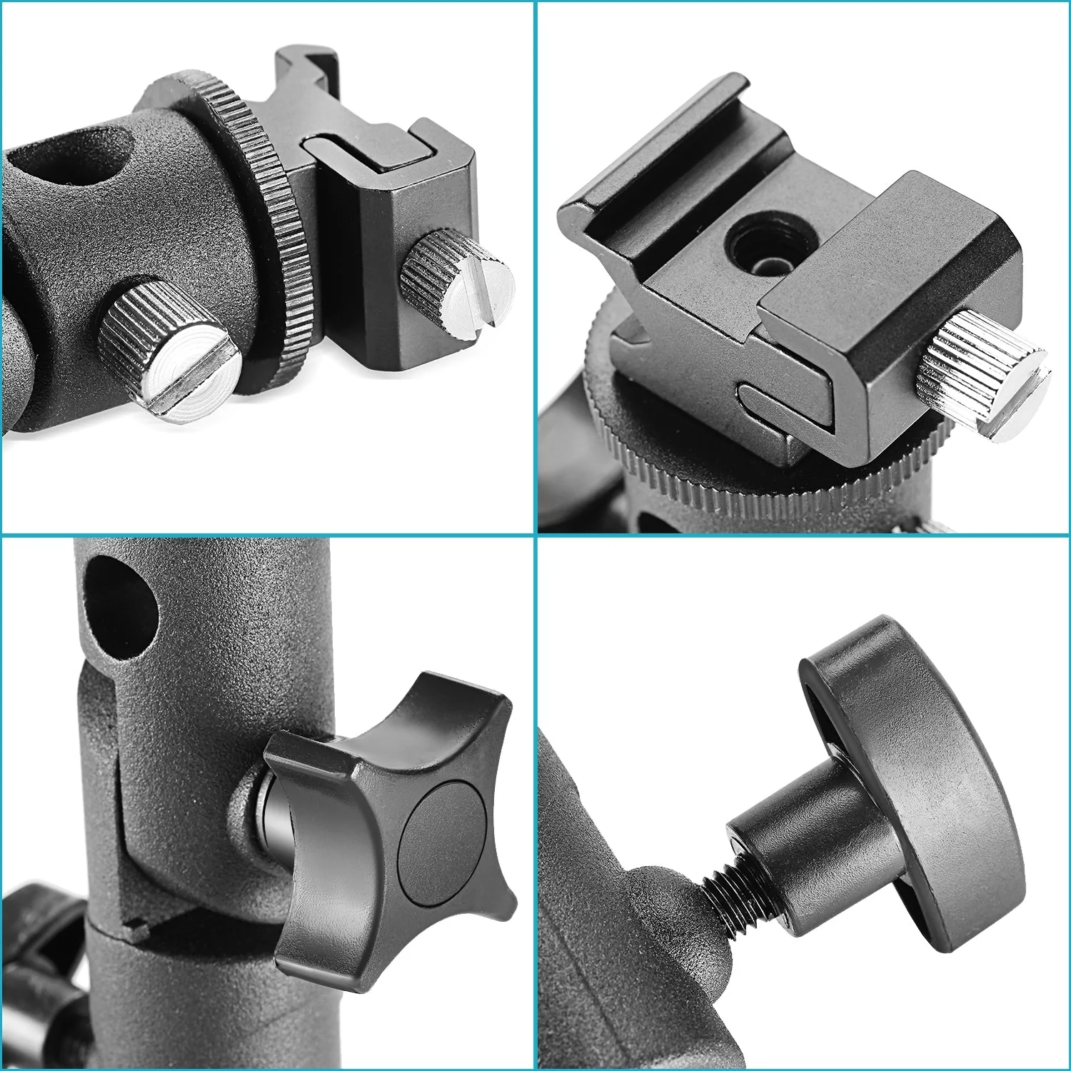 NEEWER 2er Pack Universelle E-Typ Halterung für Blitzgeräte - Image 8