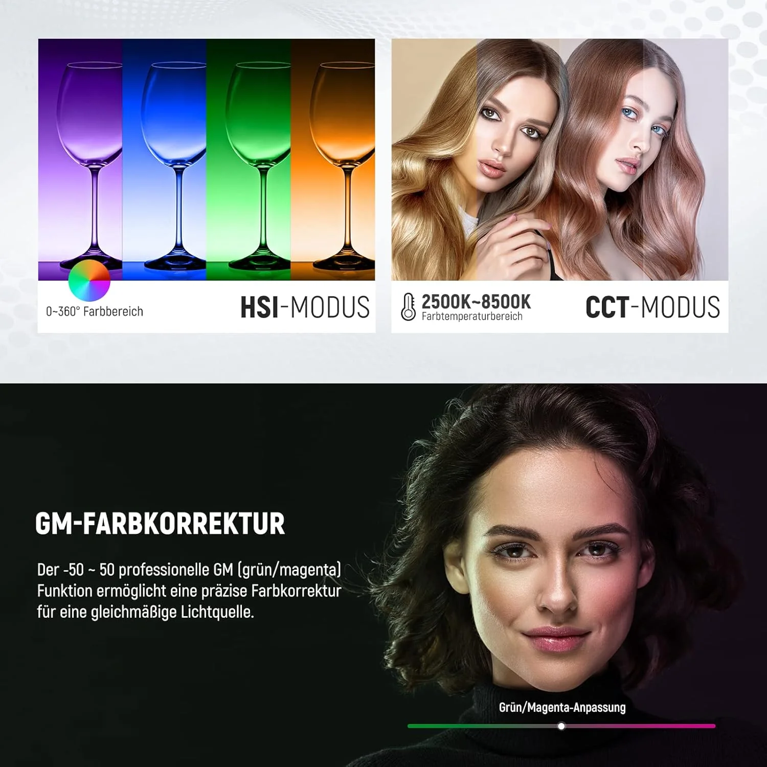 NEEWER 2er Pack RGB1200 LED Videoleuchte mit APP/2,4G Funksteuerung - Image 4