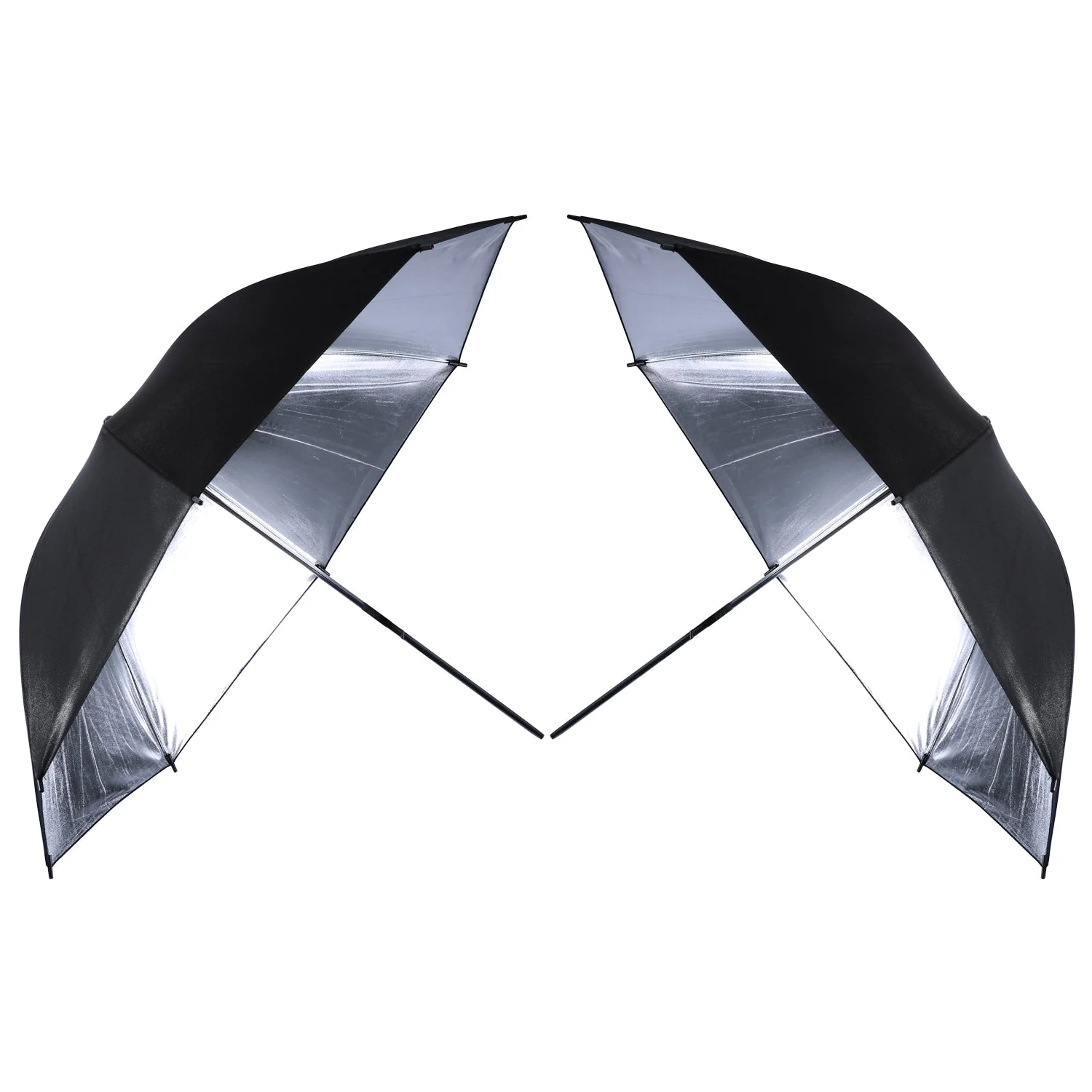 NEEWER 33"/84CM schwarz/silber Reflektor Schirm für Studiofotografie