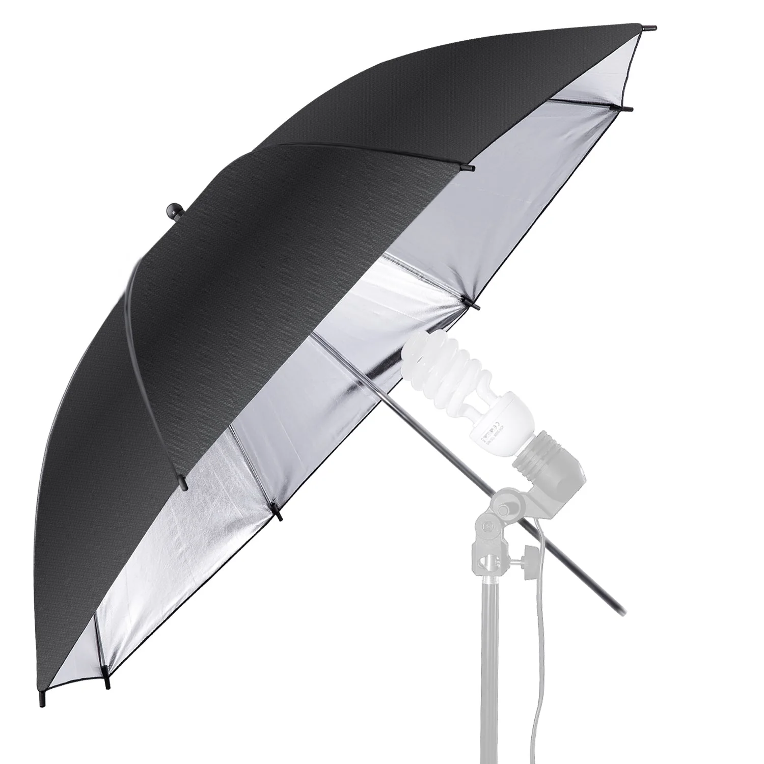 NEEWER 33"/84CM schwarz/silber Reflektor Schirm für Studiofotografie - Image 7