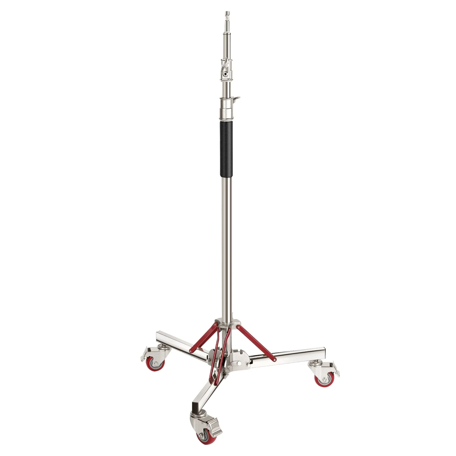 NEEWER SC305W 305cm Pro 100% Edelstahl Lichtstativ mit Rollen