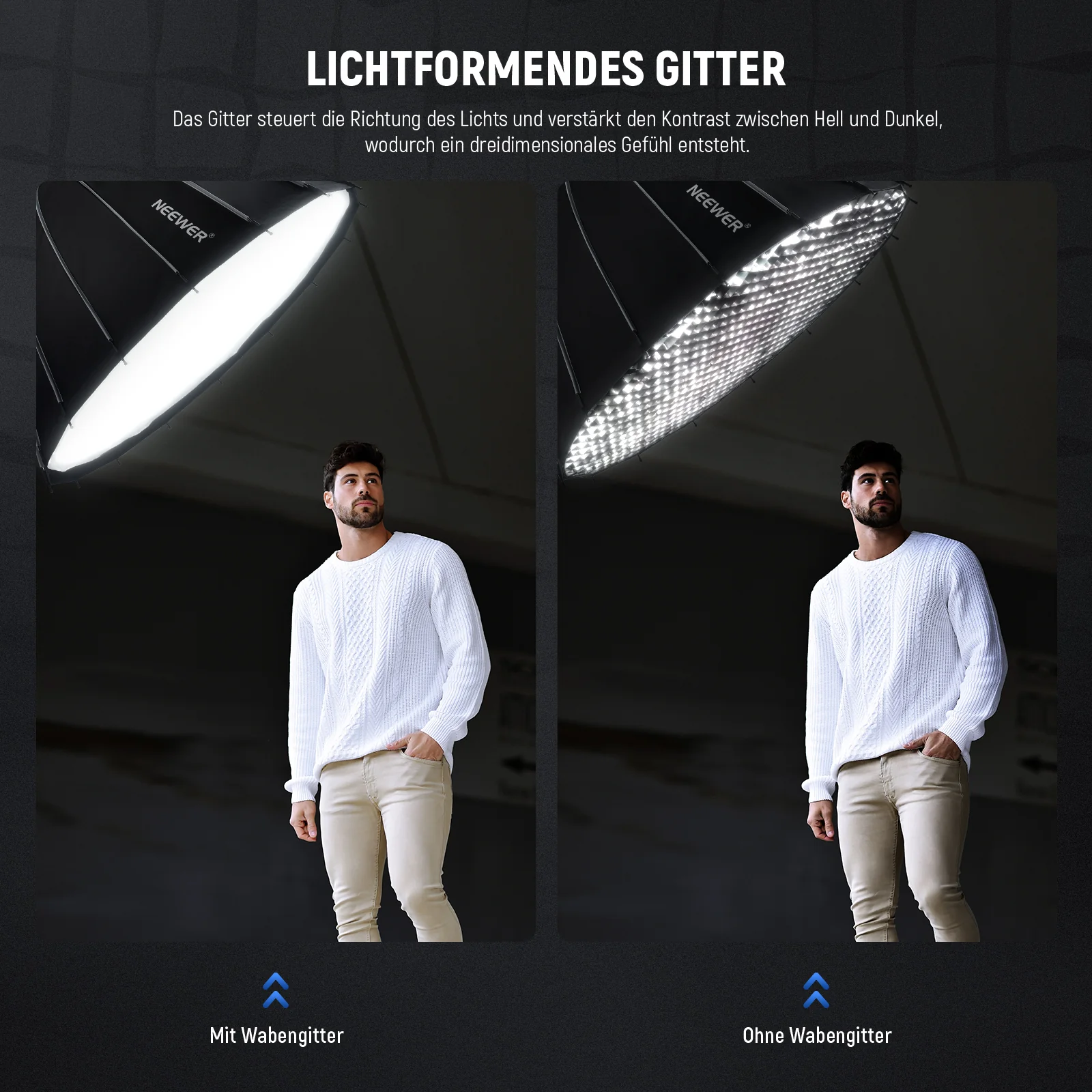 NEEWER 55CM/65CM/85CM/120CM Parabolische Softbox - Image 28