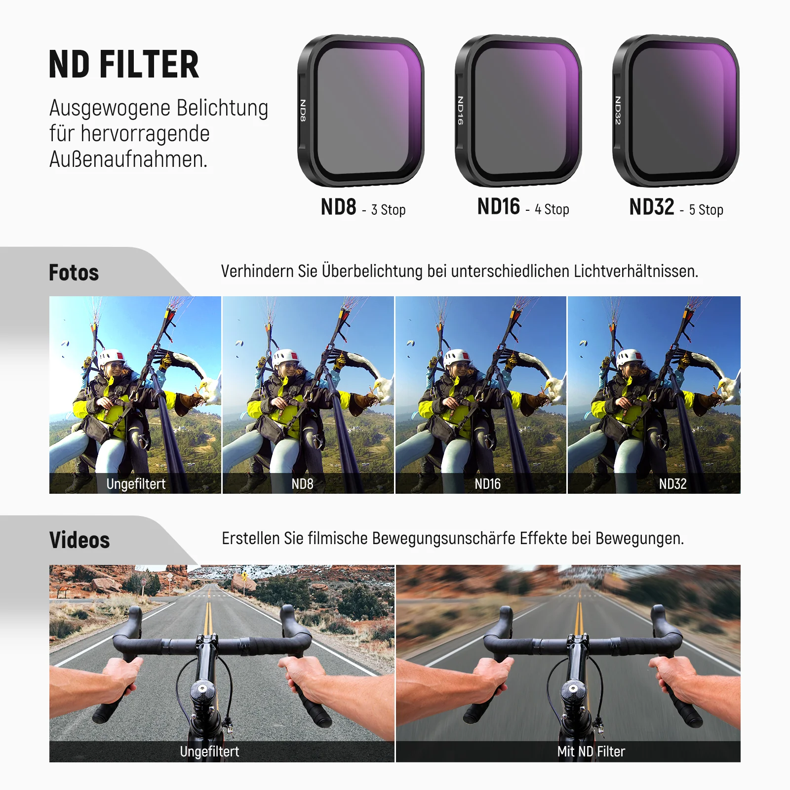NEEWER FL-C29/FL-C30/FL-C31 4er Pack Filter Set Für Insta360 Ace Pro/Ace Pro 2 - Image 15