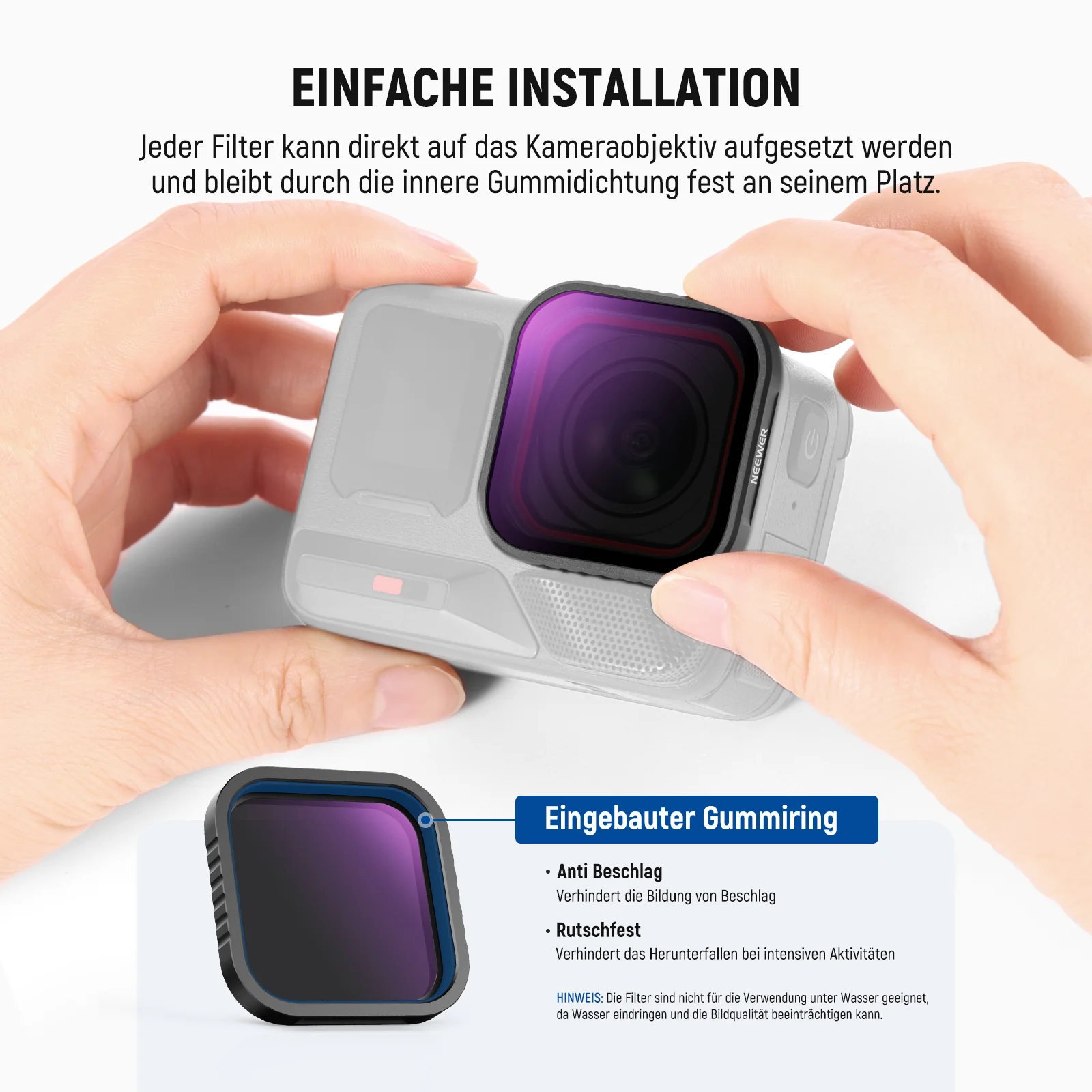 NEEWER FL-C29/FL-C30/FL-C31 4er Pack Filter Set Für Insta360 Ace Pro/Ace Pro 2 - Image 27