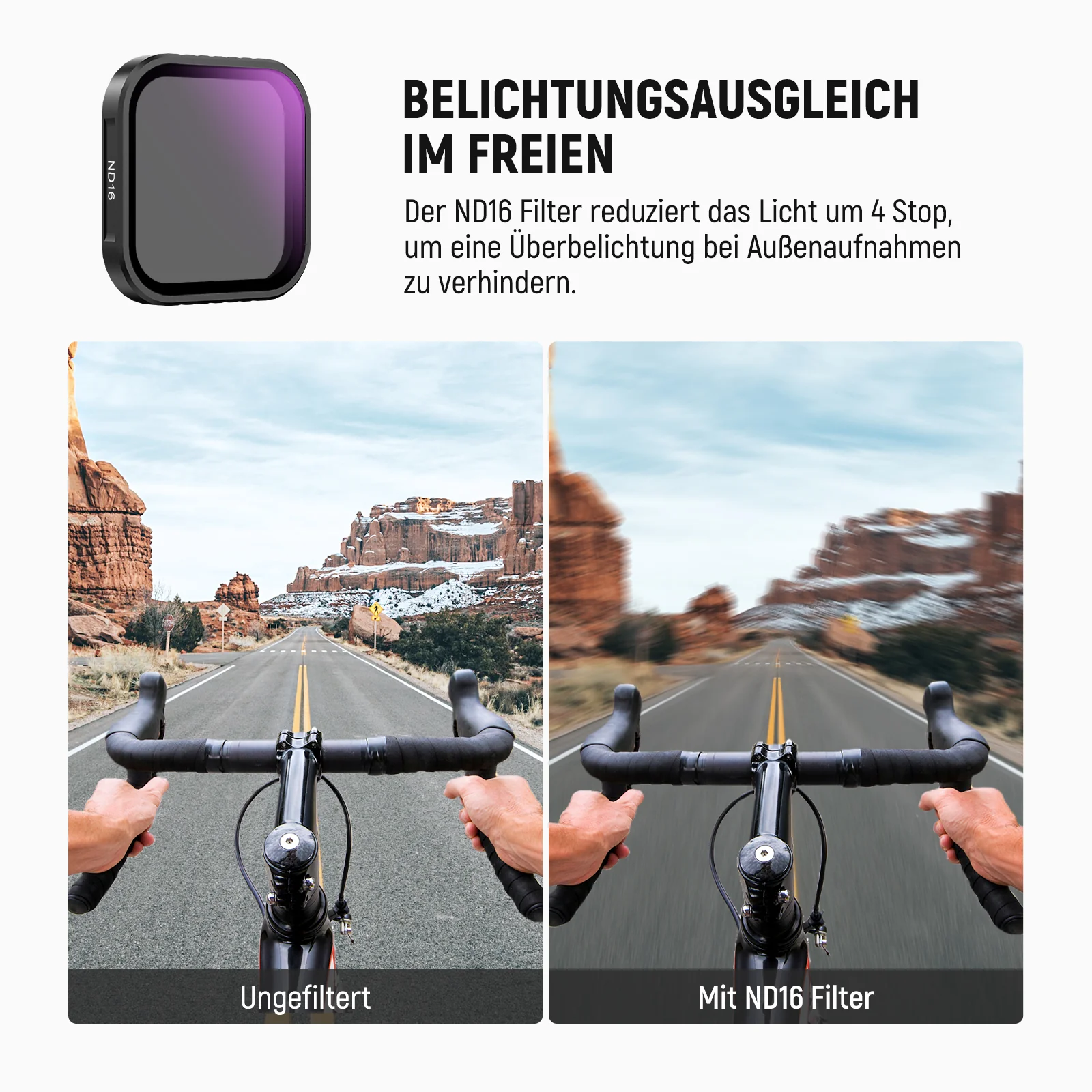 NEEWER FL-C29/FL-C30/FL-C31 4er Pack Filter Set Für Insta360 Ace Pro/Ace Pro 2 - Image 6