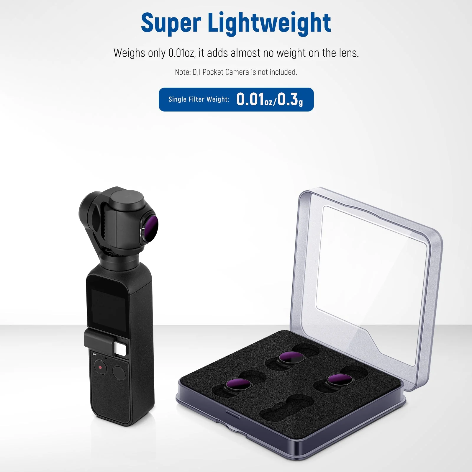 NEEWER 4er Pack Magnetisches ND/PL-Filter Set für DJI Osmo Pocket Kamera - Image 6