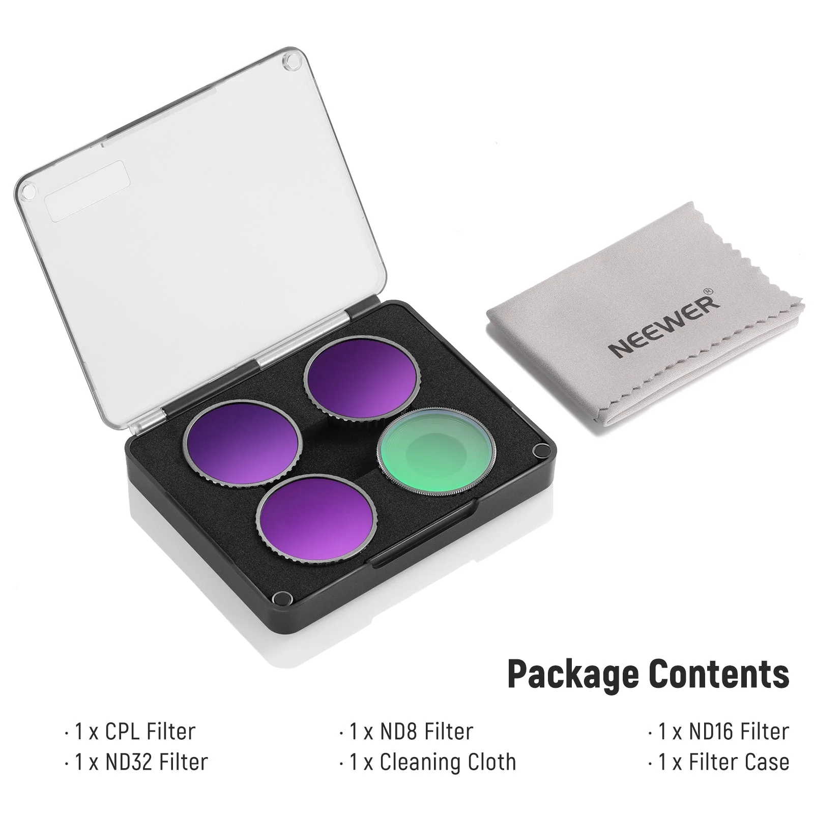 NEEWER 4er Pack ND Filter für DJI Osmo Action 5 PRO/Action 4 - Image 9