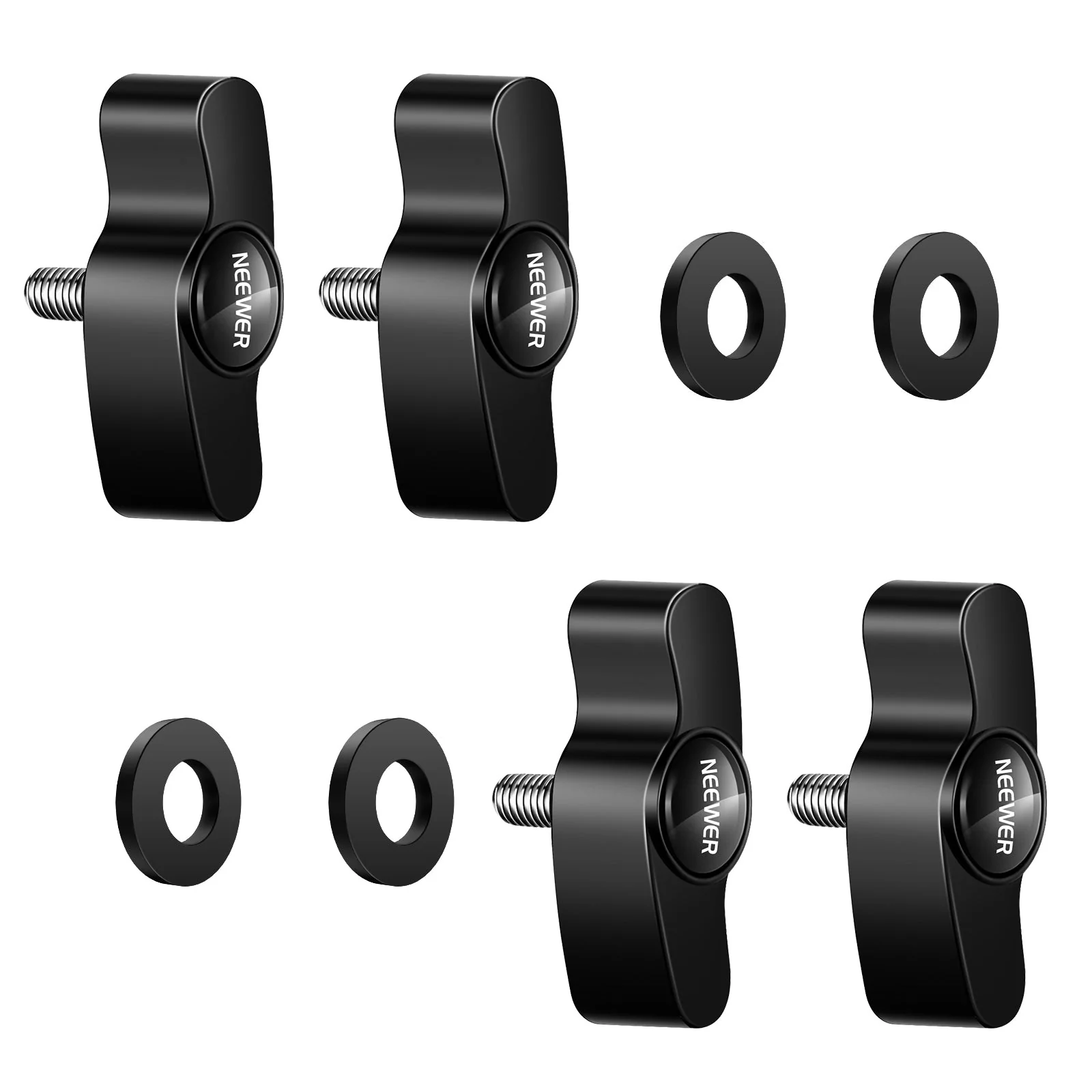 NEEWER 4er Pack Schraubknop Adapter Fotografie Videobeleuchtung Zubehör Ersatz