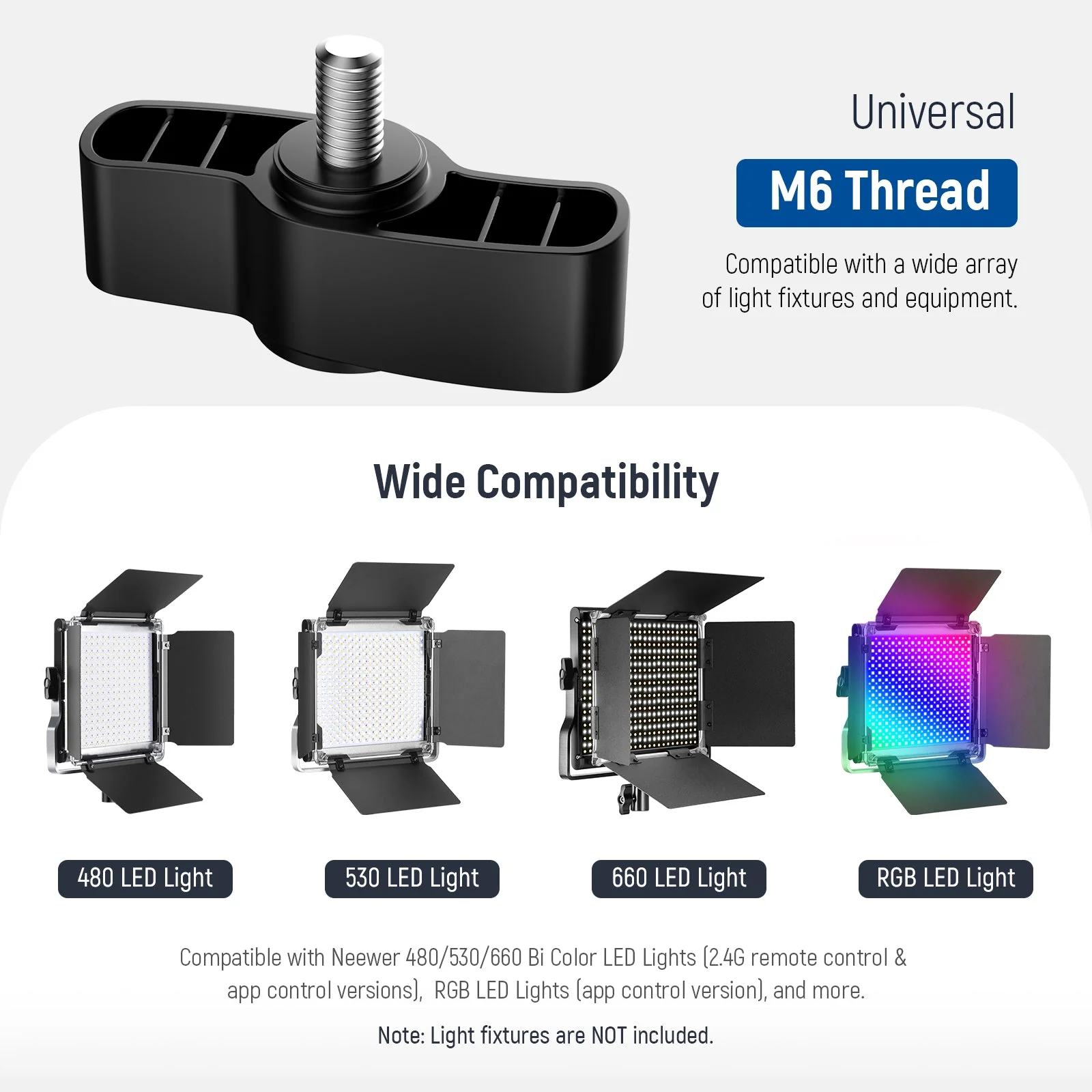 NEEWER 4er Pack Schraubknop Adapter Fotografie Videobeleuchtung Zubehör Ersatz - Image 4