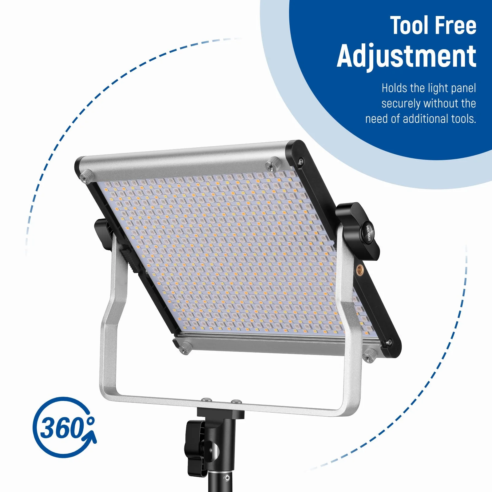 NEEWER 4er Pack Schraubknop Adapter Fotografie Videobeleuchtung Zubehör Ersatz - Image 5