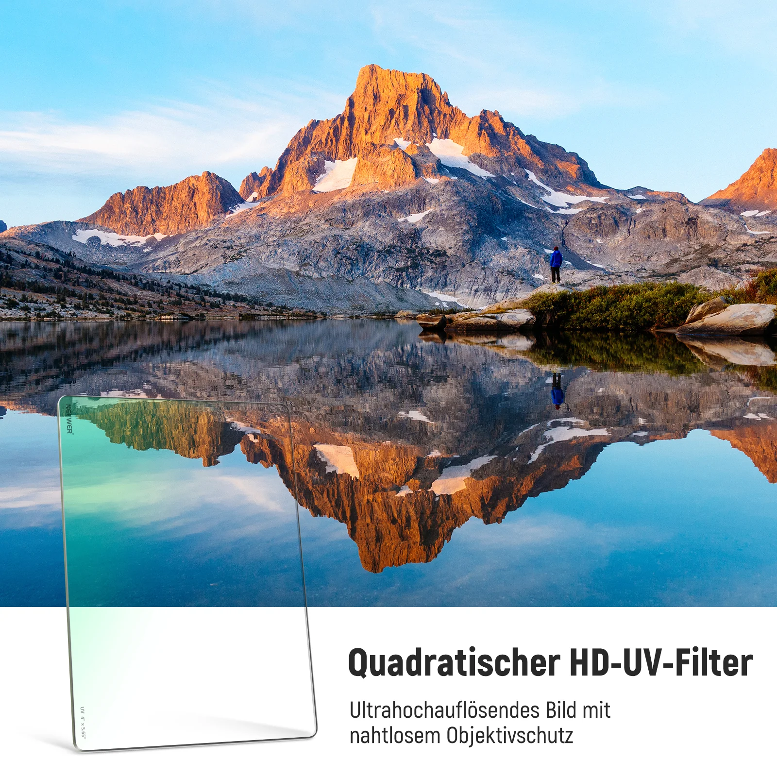NEEWER 4"x5.65" Square UV Filter - Image 3