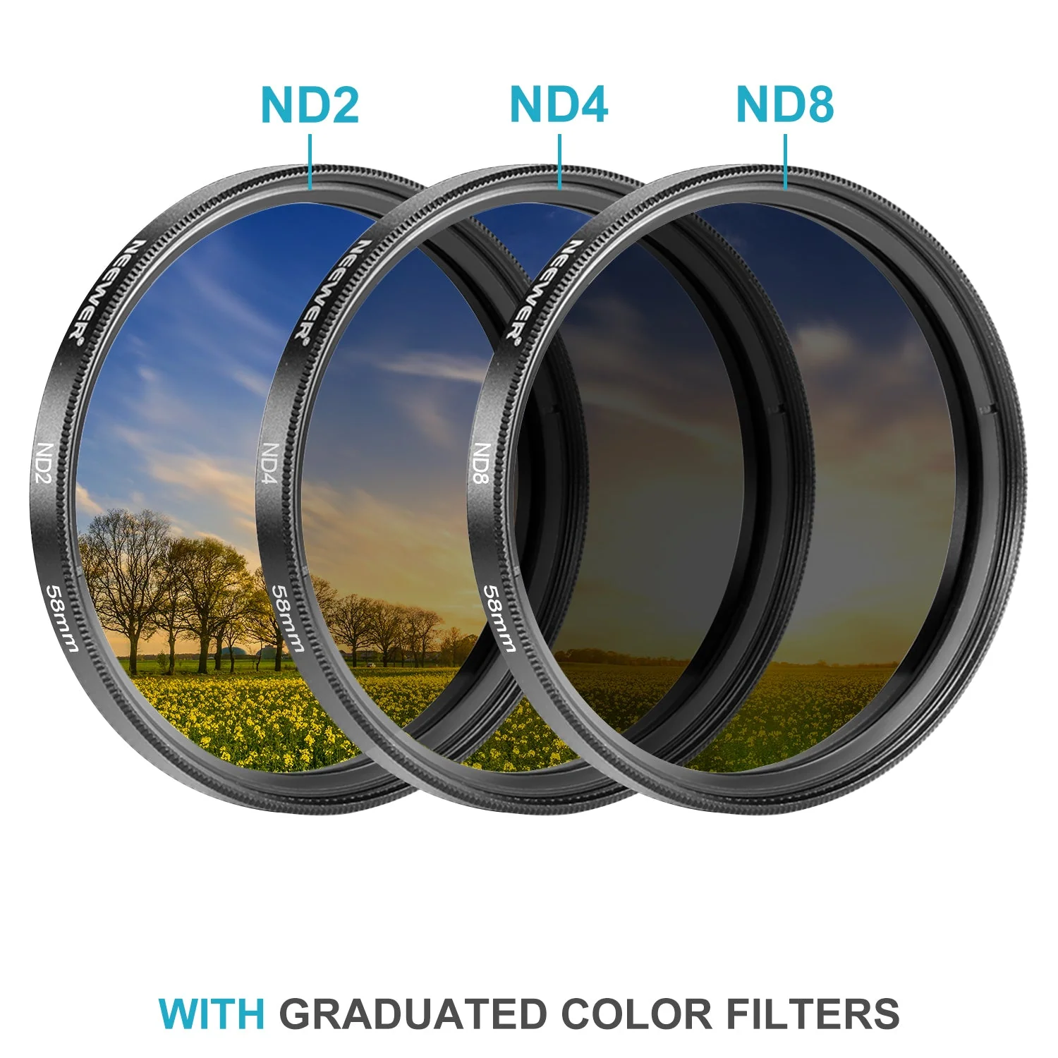 NEEWER 49/52/55/58mm Objektiv- und Filter-Set - Image 6