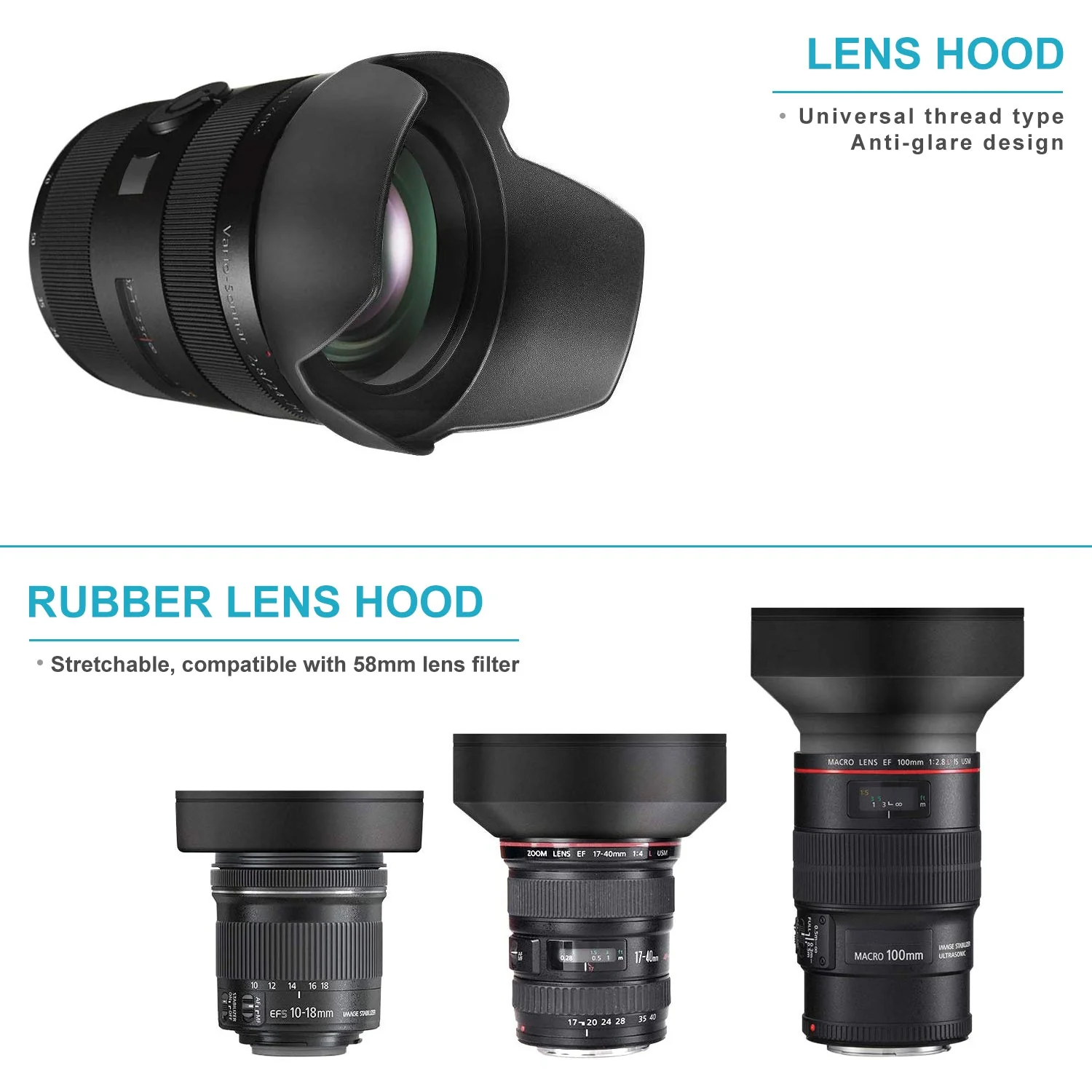 NEEWER 49/52/55/58mm Objektiv- und Filter-Set - Image 7