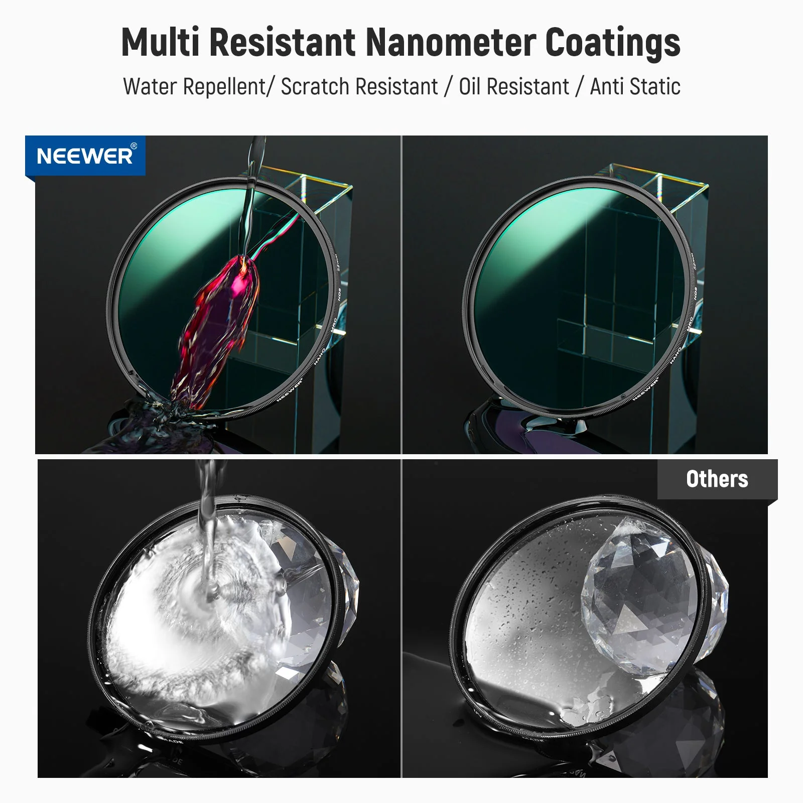 NEEWER ND&CPL Objektiv-Filter Set (ND8 ND64 CPL) - Image 7
