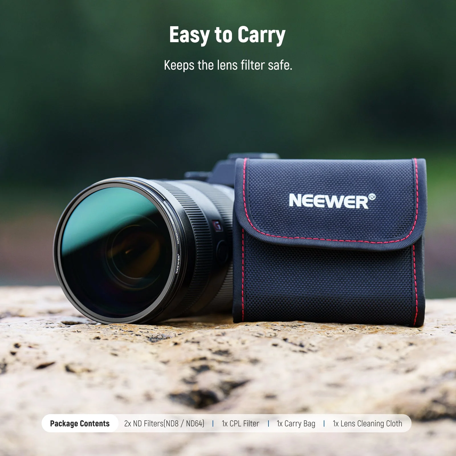 NEEWER ND&CPL Objektiv-Filter Set (ND8 ND64 CPL) - Image 9