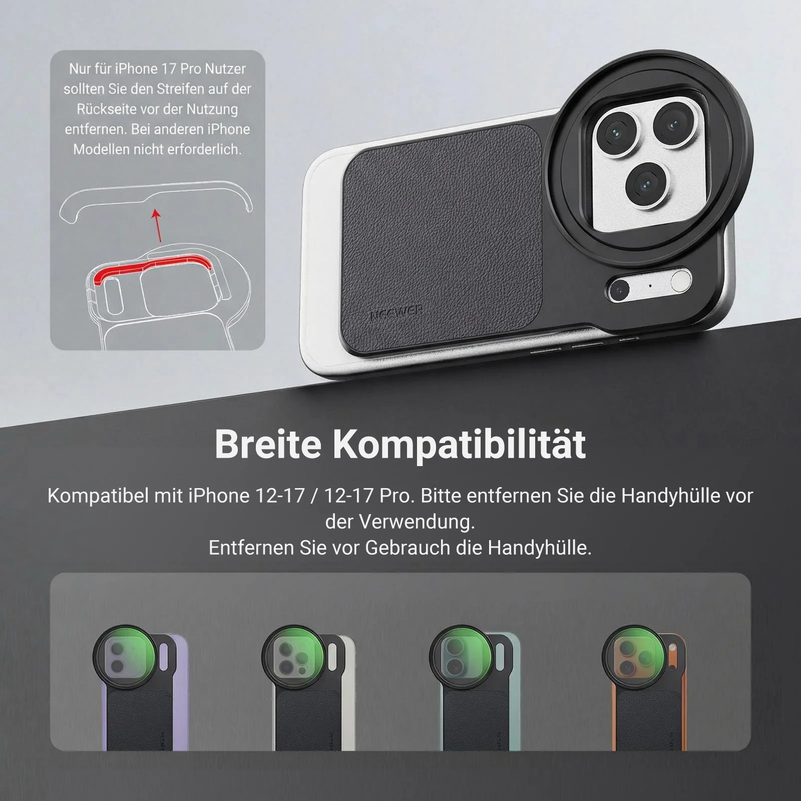 NEEWER FH-07/FH-09 MagSafe Magnetischer 67mm Filteradapter Set - Image 11