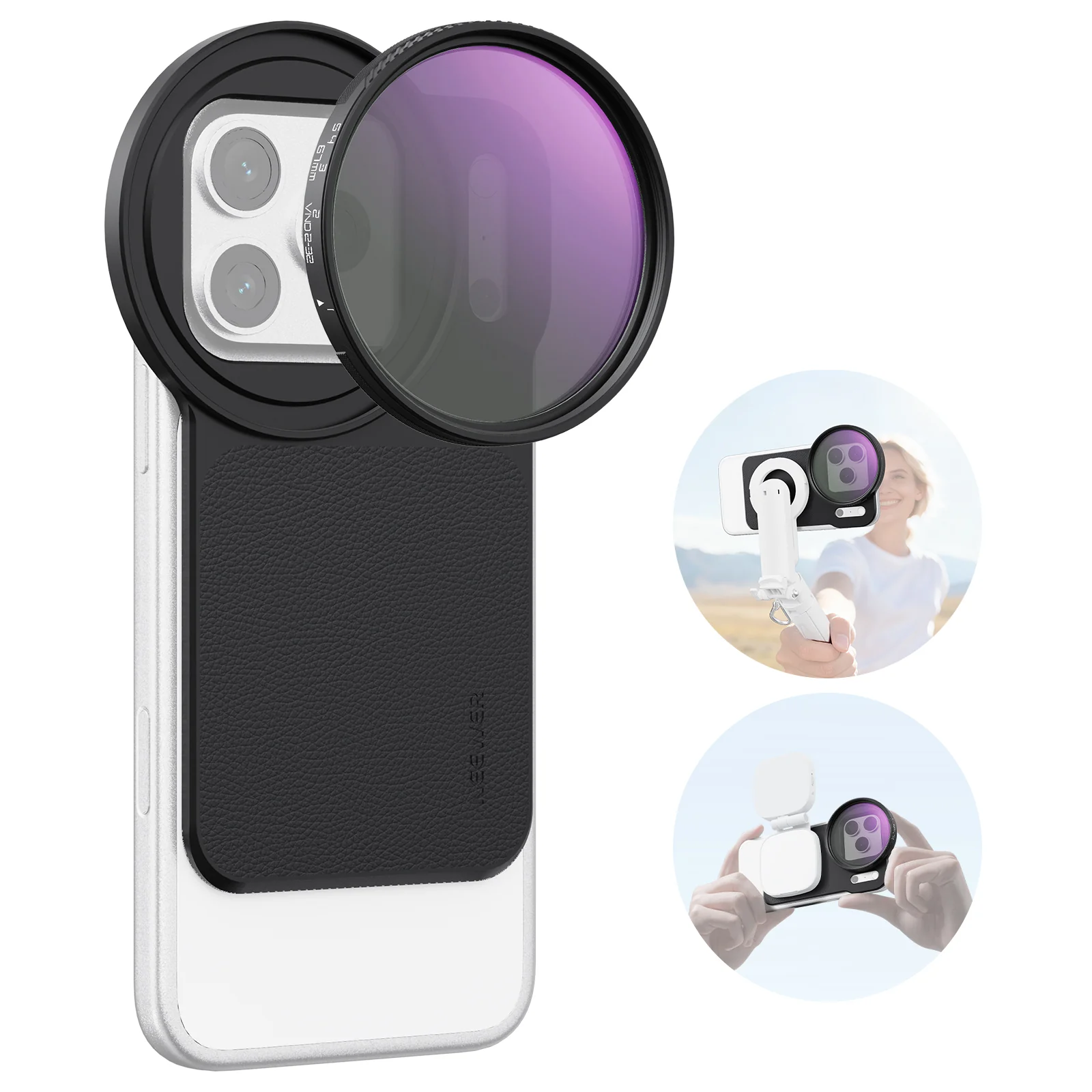 NEEWER FH-03/FH-05 Magnetisches 67mm Filter-Set für iPhone 17/16/15 Pro Max & Plus