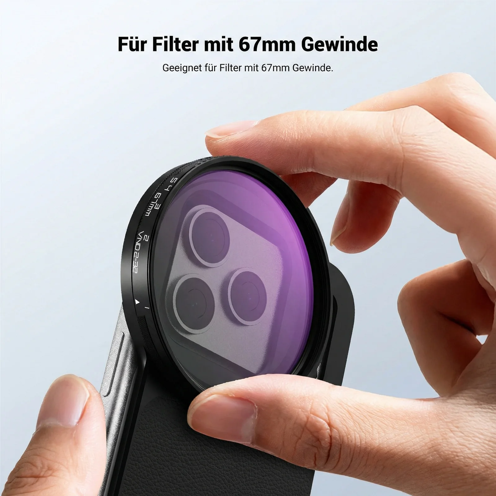 NEEWER FH-03/FH-05 Magnetisches 67mm Filter-Set für iPhone 17/16/15 Pro Max & Plus - Image 5