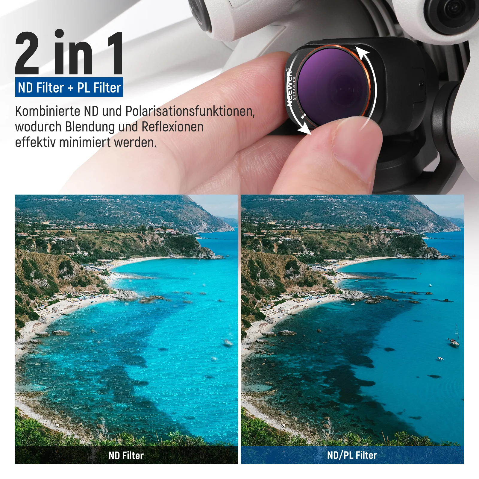 NEEWER 6er Pack Filter Set Kompatibel mit DJI Mini 4 Pro - Image 3