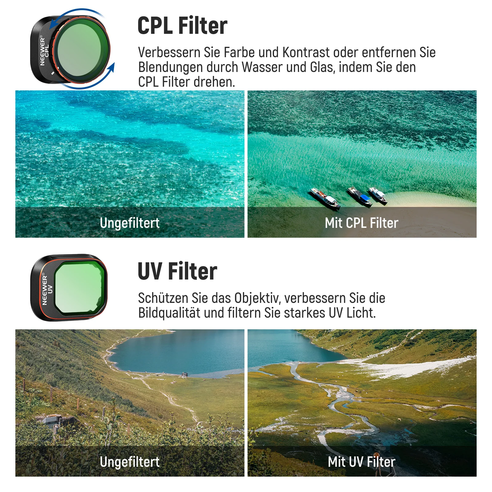 NEEWER 6er Pack Filter Set Kompatibel mit DJI Mini 4 Pro - Image 5