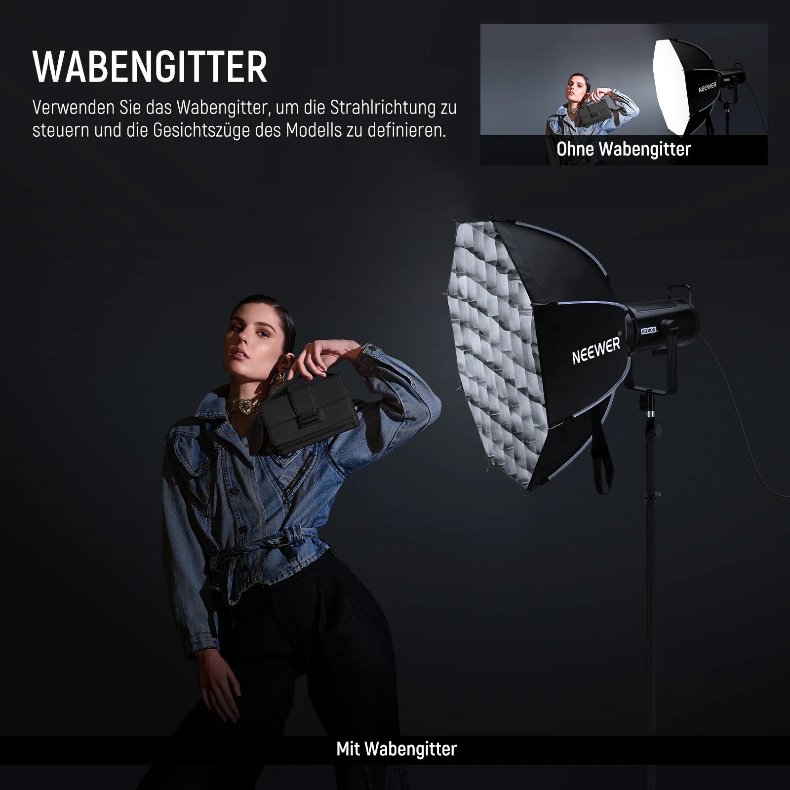 NEEWER 45CM/65CM/90CM/95CM  Achteckige(Octa) Schnellspanner Softbox - Image 20