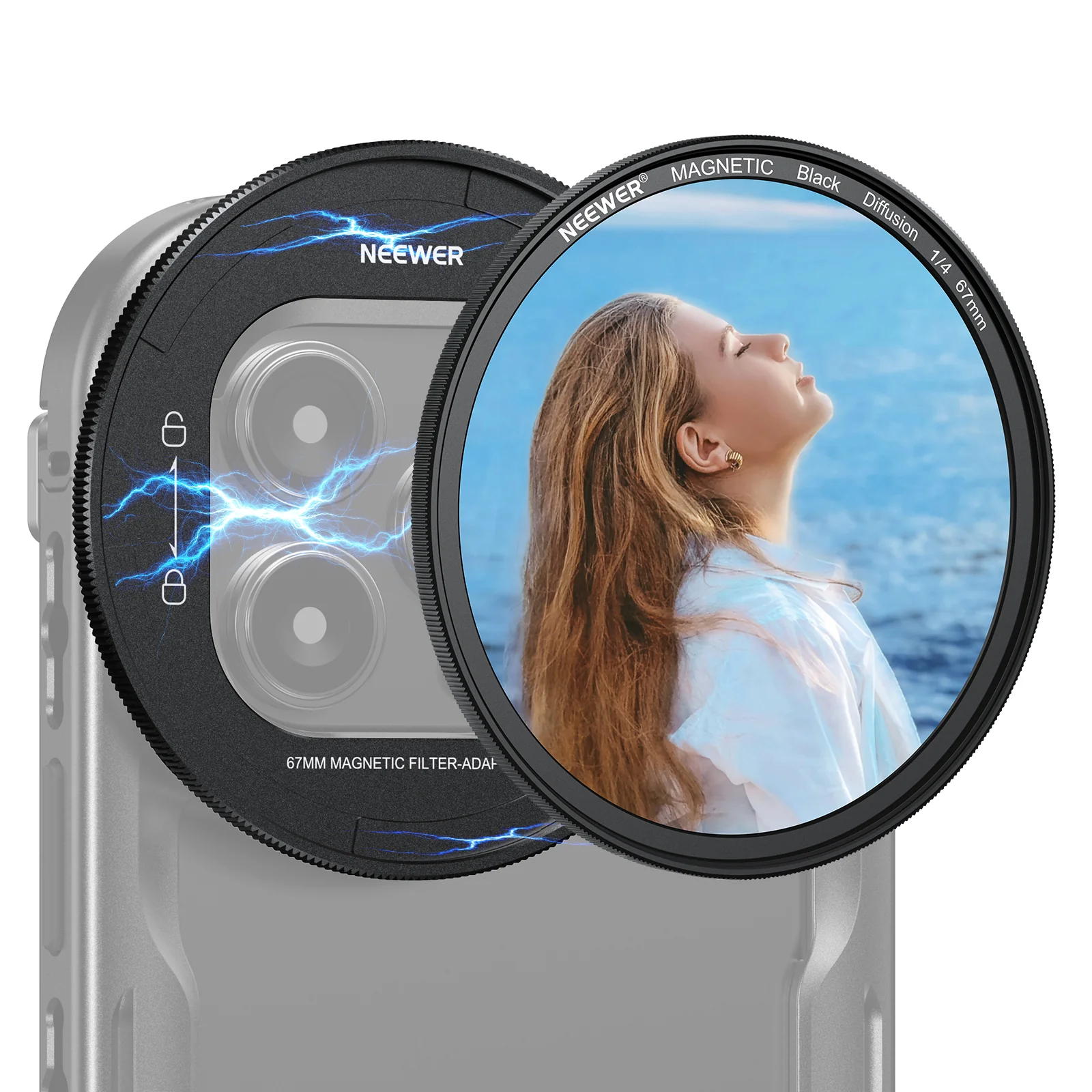 NEEWER 67mm Filter Set Für iPhone 16 Pro/16 Pro Max Käfig Cage (PA073/PA074) - Image 10