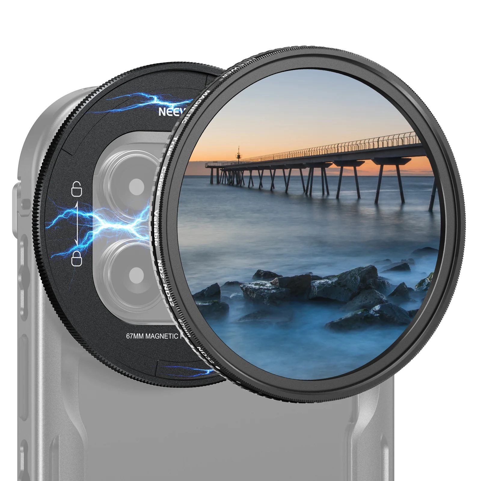 NEEWER 67mm Filter Set Für iPhone 16 Pro/16 Pro Max Käfig Cage (PA073/PA074) - Image 19