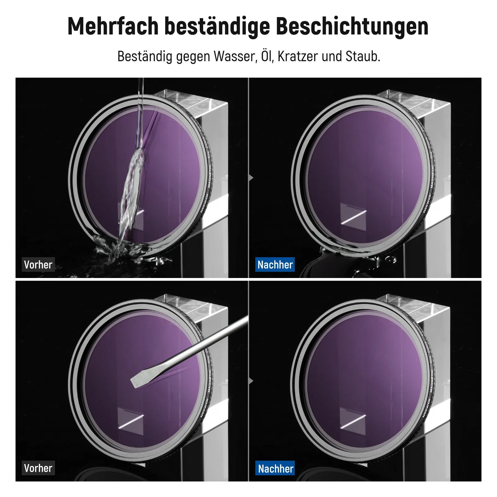 NEEWER 67mm Filter Set Für iPhone 16 Pro/16 Pro Max Käfig Cage (PA073/PA074) - Image 20