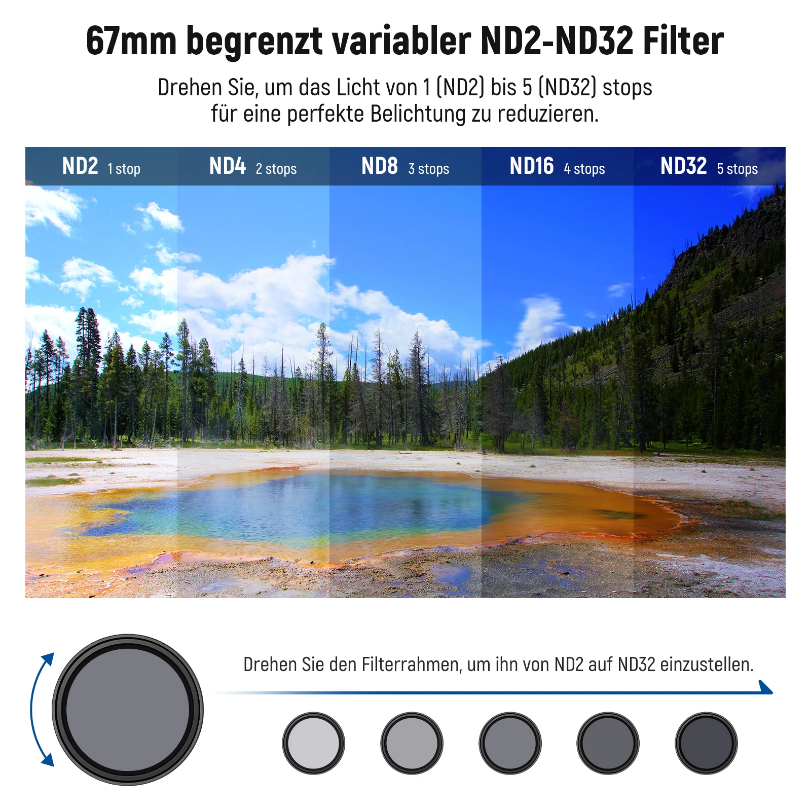NEEWER 67mm Filter Set Für iPhone 16 Pro/16 Pro Max Käfig Cage (PA073/PA074) - Image 24