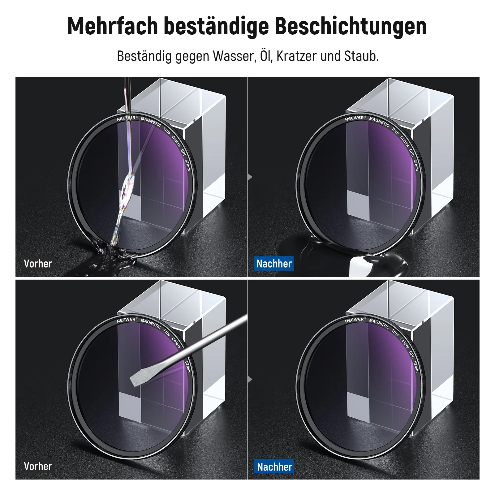 NEEWER 67mm Filter Set Für iPhone 16 Pro/16 Pro Max Käfig Cage (PA073/PA074) - Image 7